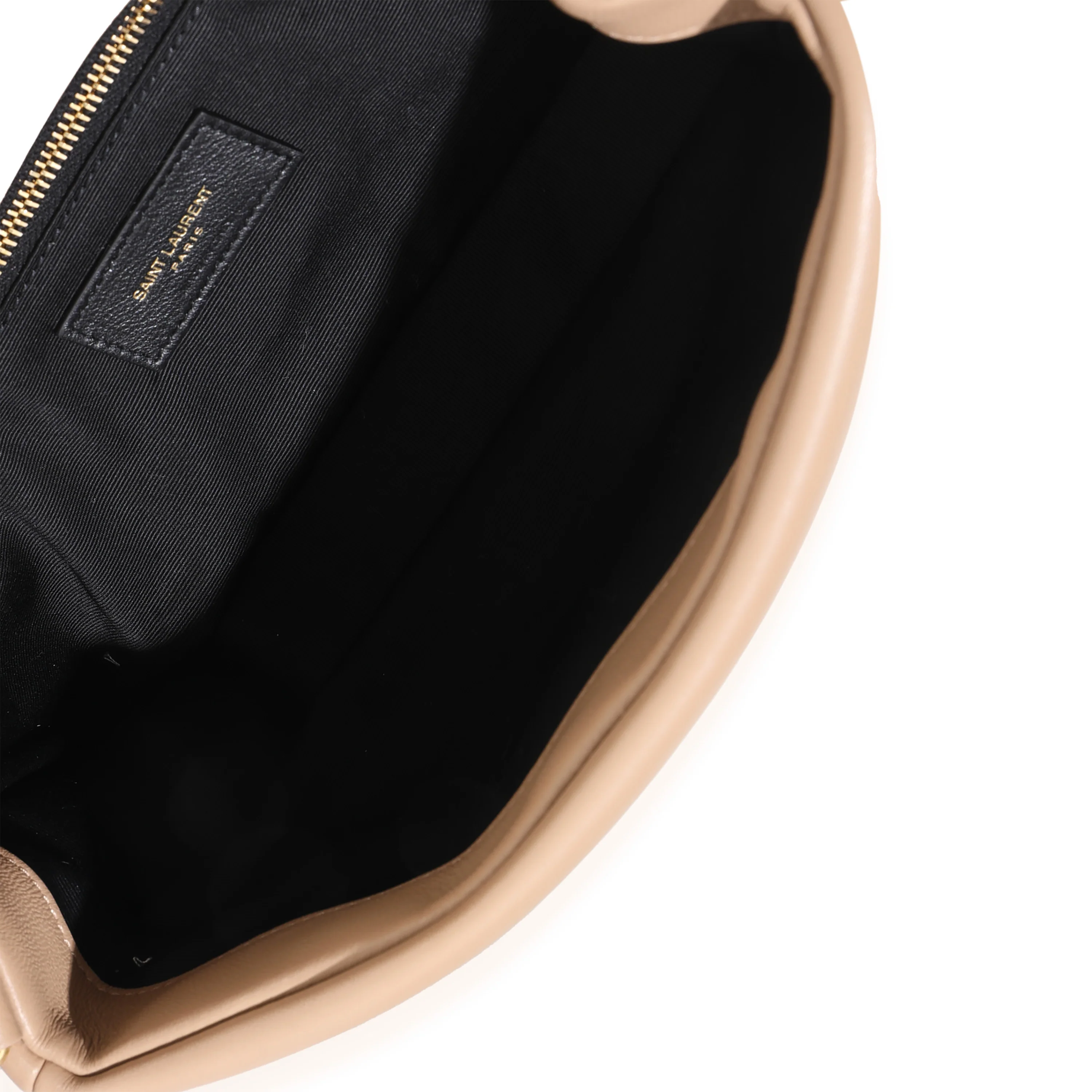 Dark Toffee Plunged Lambskin Small Calypso - Image 9