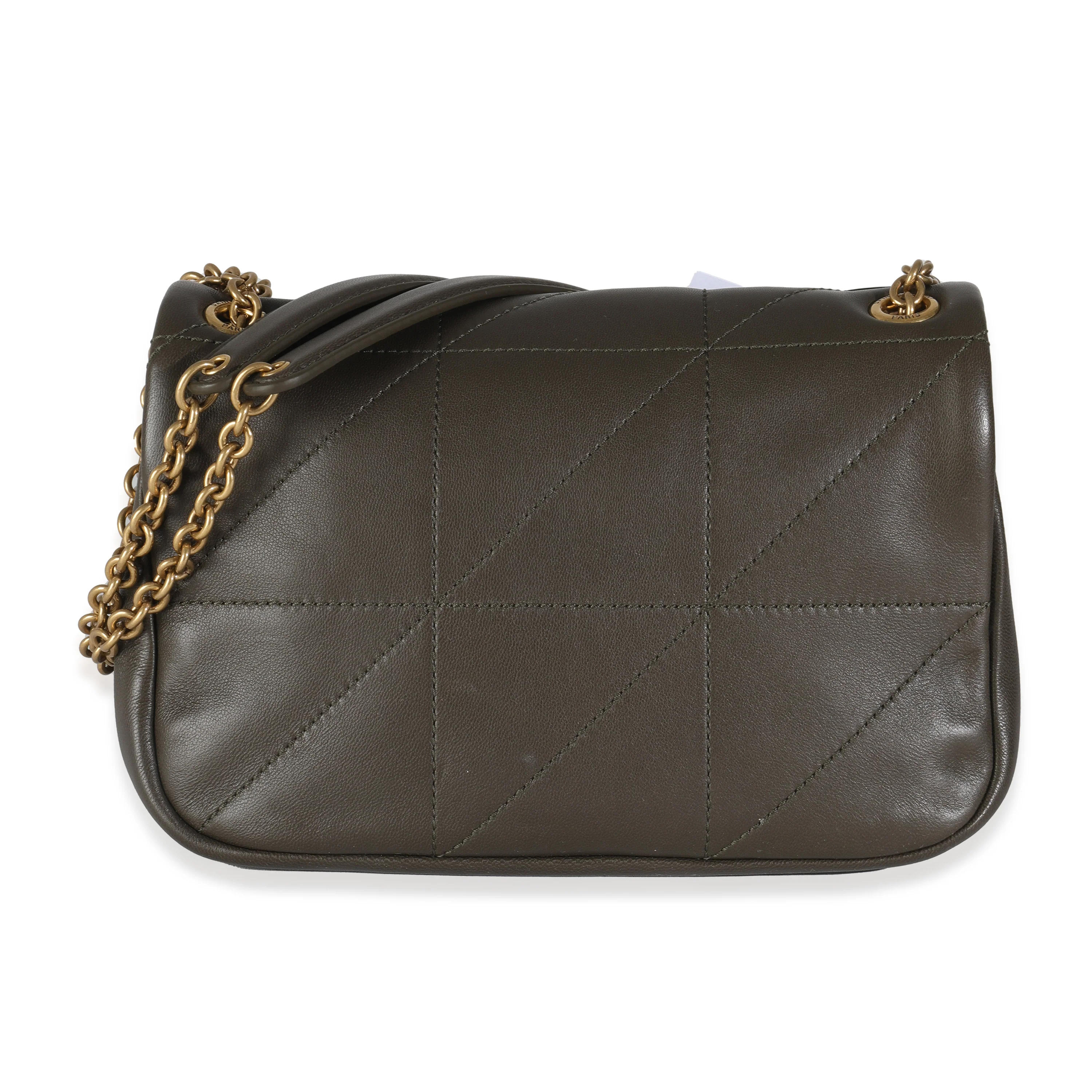 Olive Lambskin Matelasse Monogram Mini Jamie 4.3 - Image 4