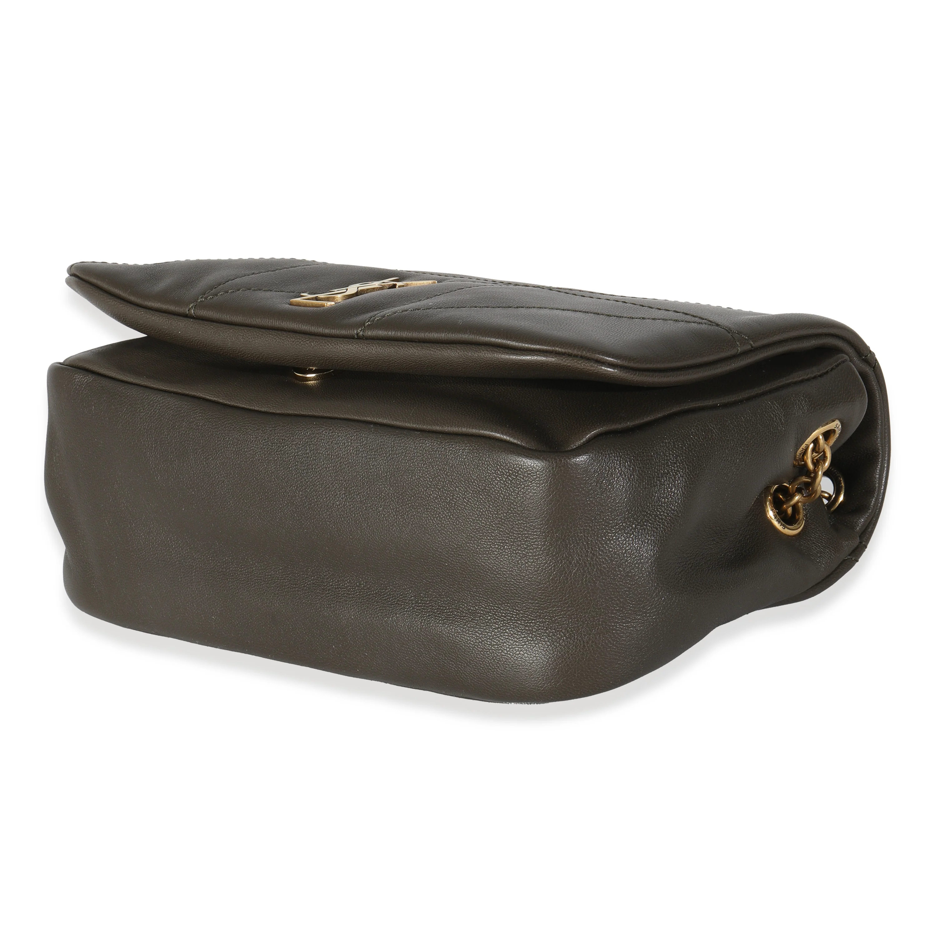 Olive Lambskin Matelasse Monogram Mini Jamie 4.3 - Image 7