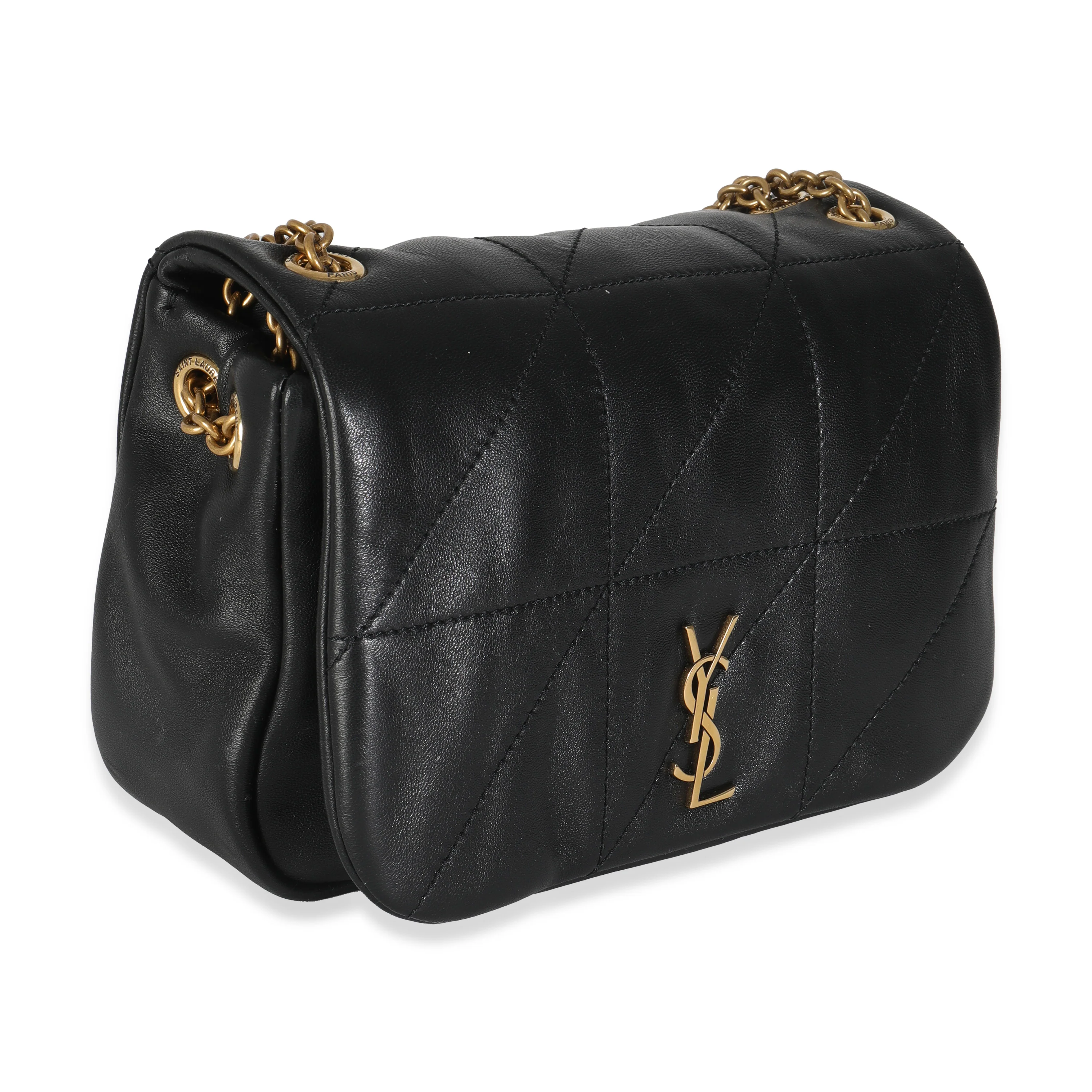Black Lambskin Matelasse Monogram Mini Jamie 4.3 - Image 3