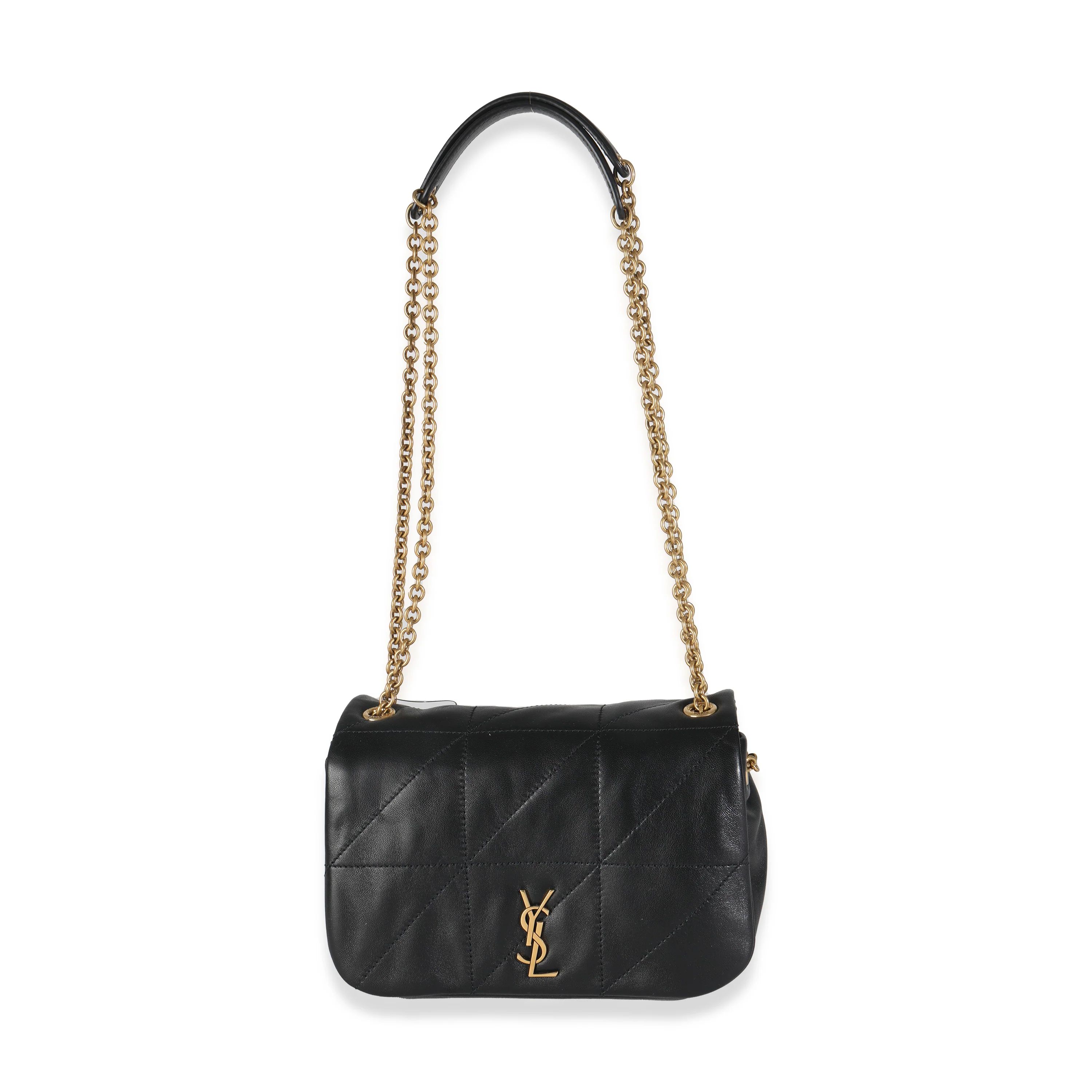 Black Lambskin Matelasse Monogram Mini Jamie 4.3 - Image 8