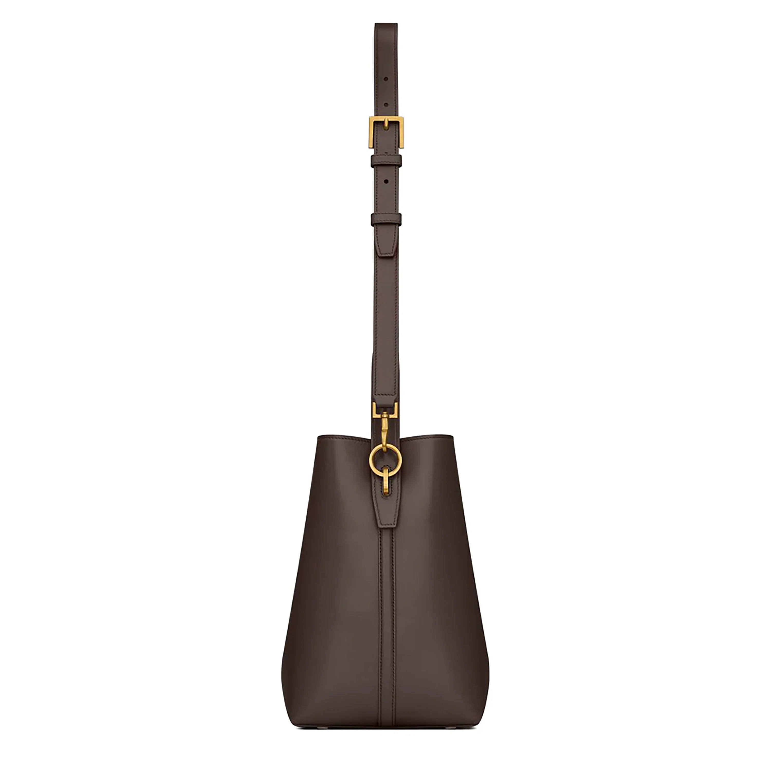 Dark Sweet Choco Smooth Calfskin Le 37 Bucket Bag - Image 2