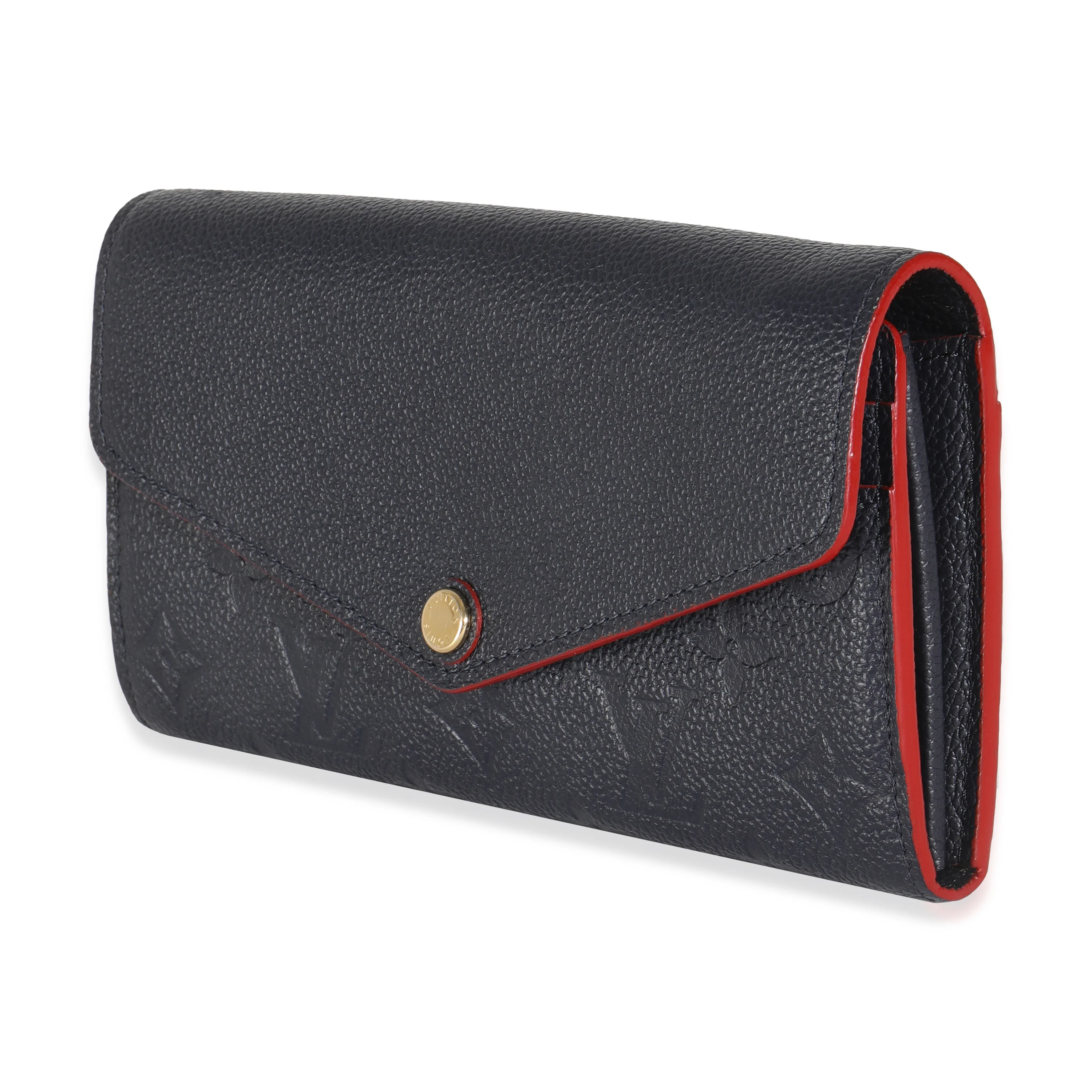 Marine Rouge Monogram Empreinte Sarah Wallet - Image 2
