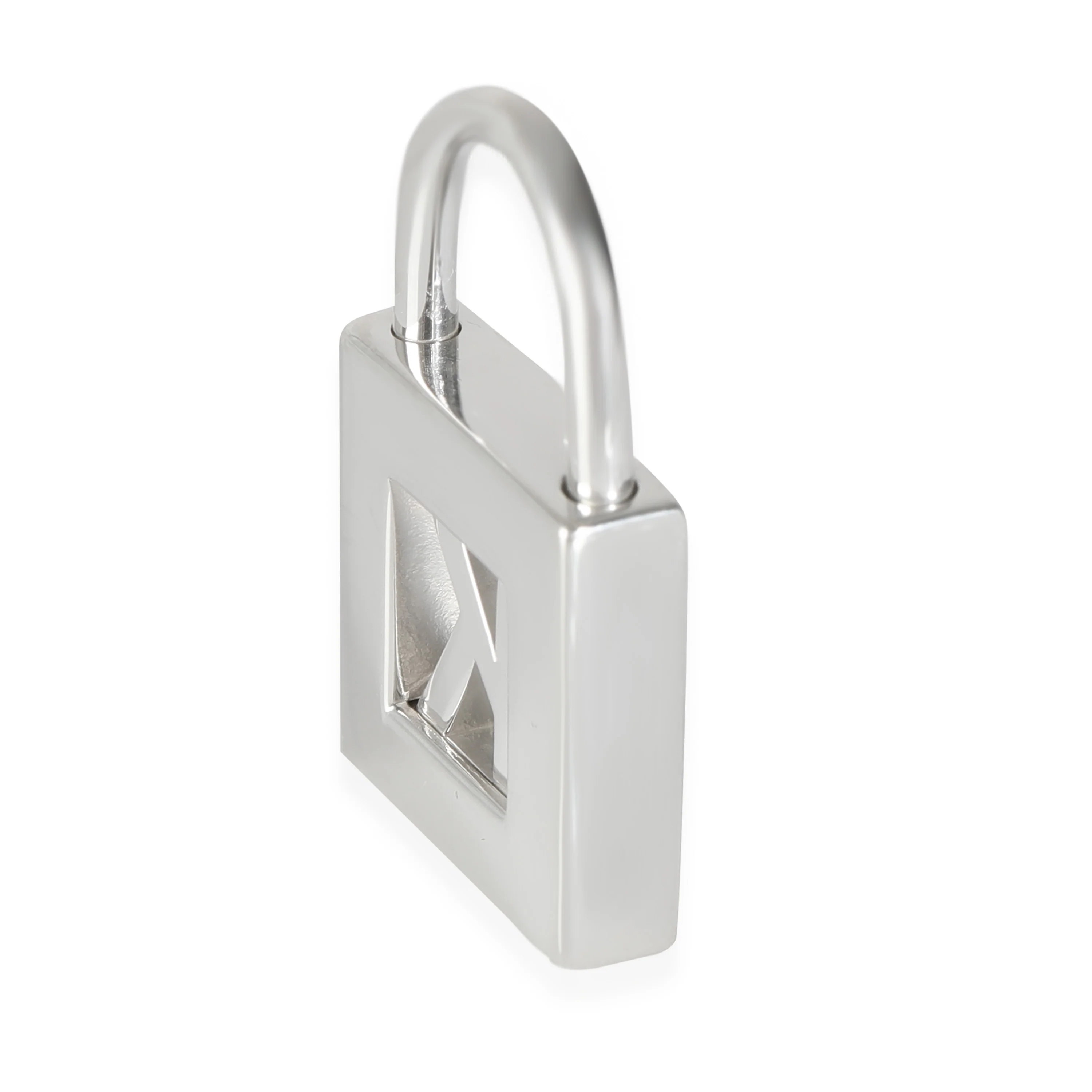Padlock K Charm in Sterling Silver - Image 2