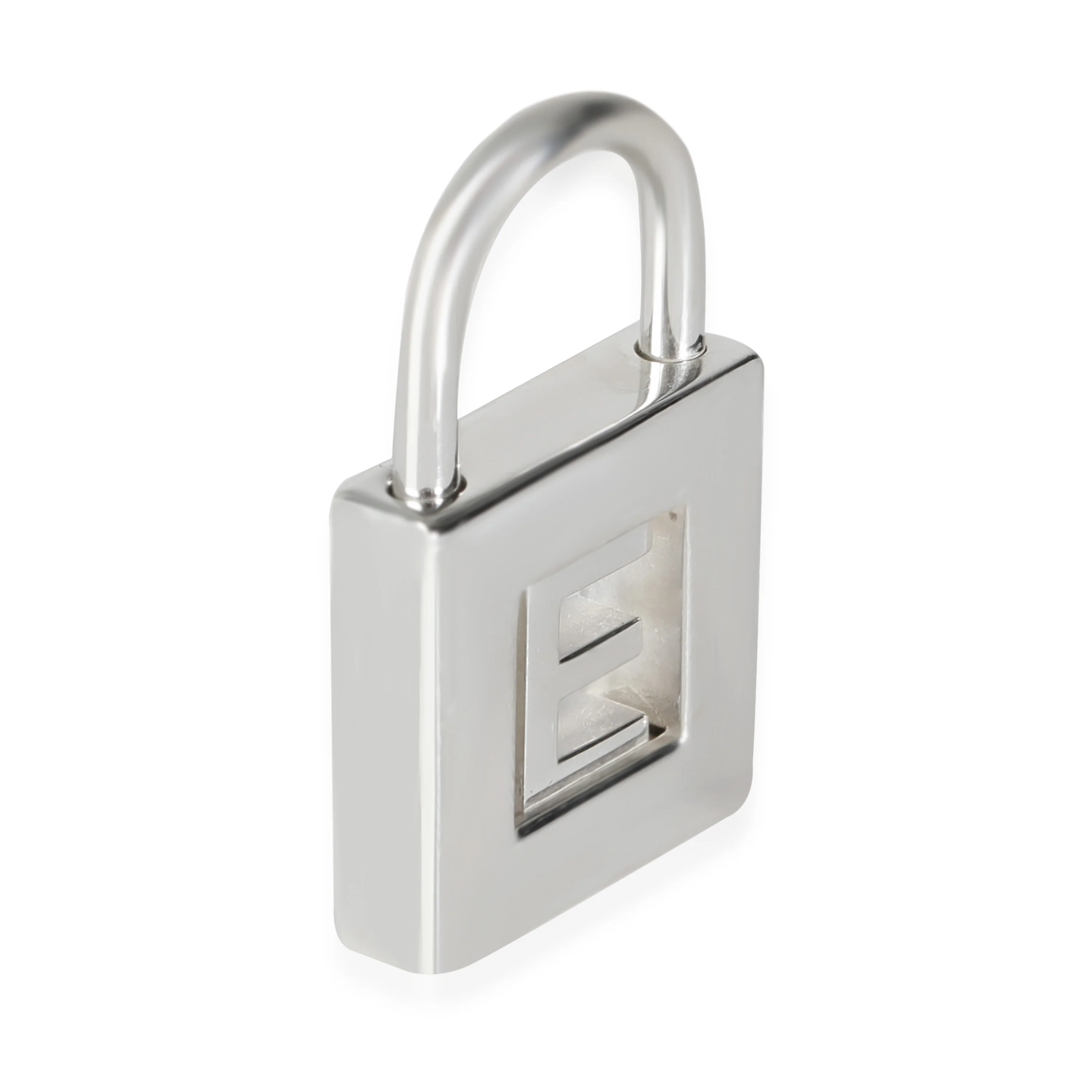 Padlock E Charm in  Sterling Silver - Image 2