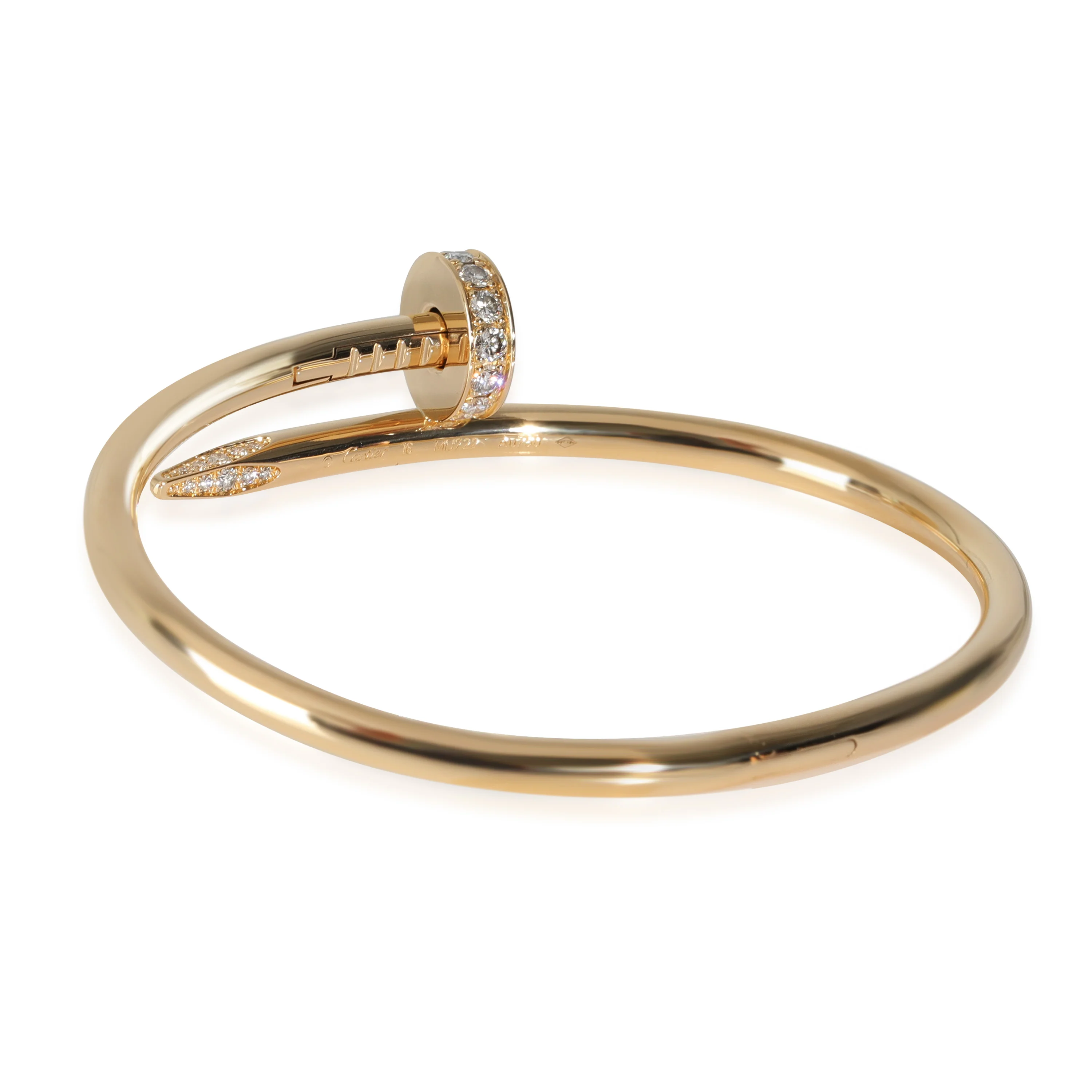 Juste Un Clou Bracelet, Diamonds (Yellow Gold) - Image 4
