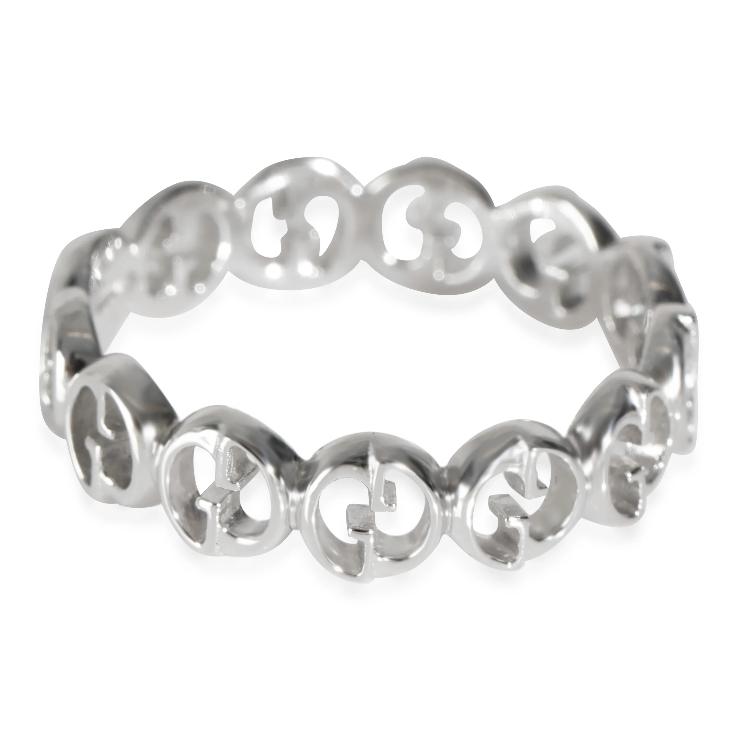 Band in 18k White Gold