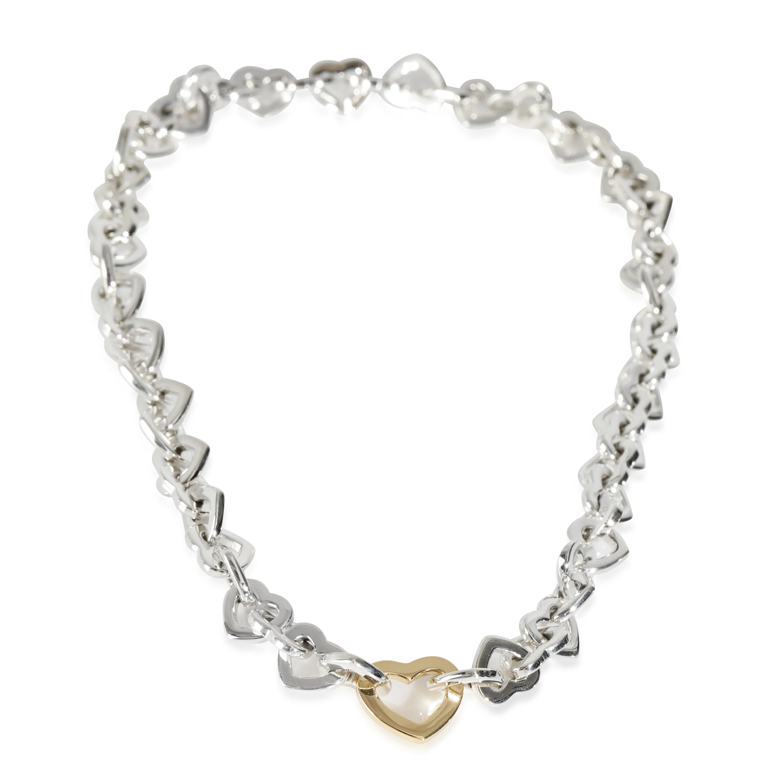 Necklace in 18k Yellow Gold/Sterling Silver - Image 2