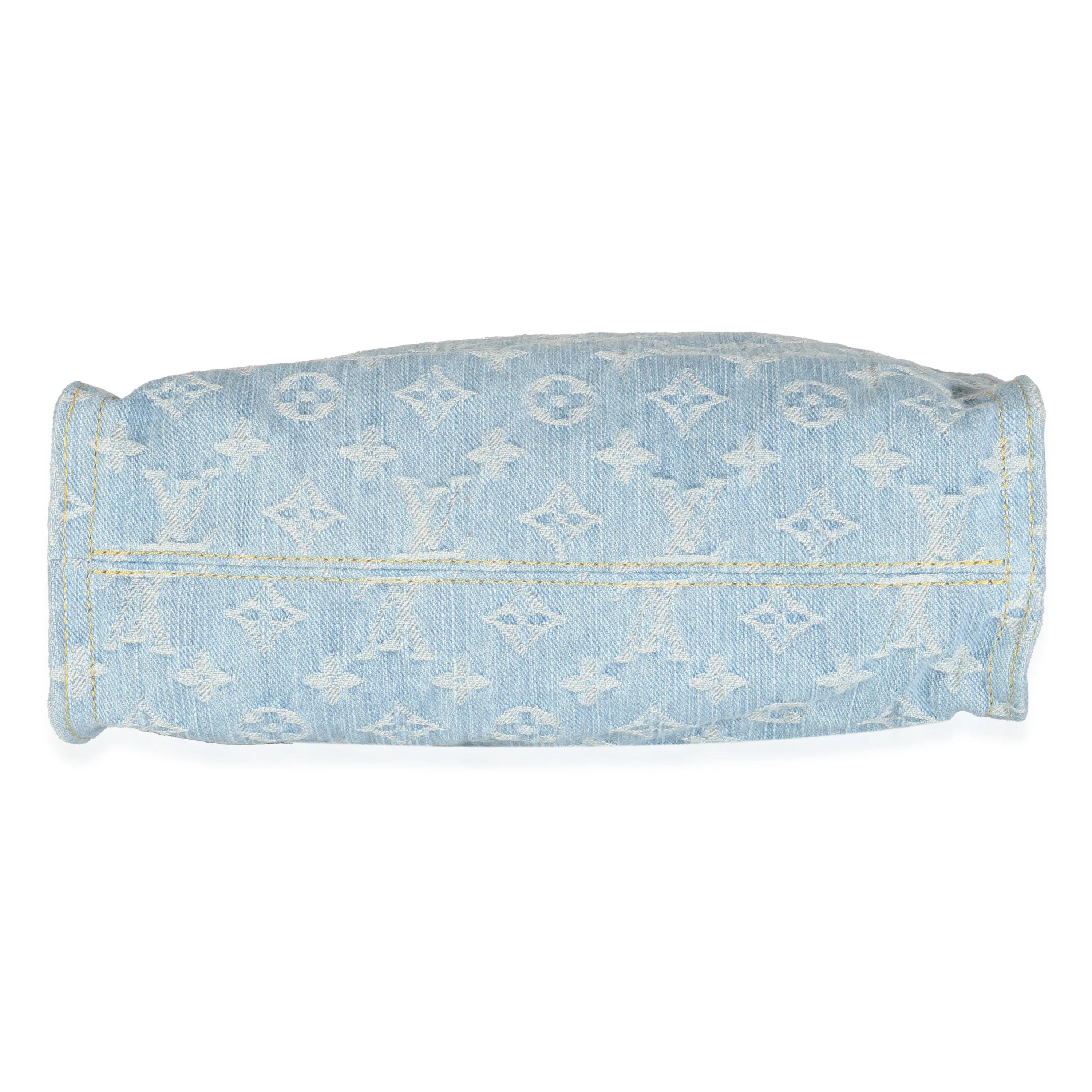 Sky Blue Monogram Denim Let Go PM - Image 5