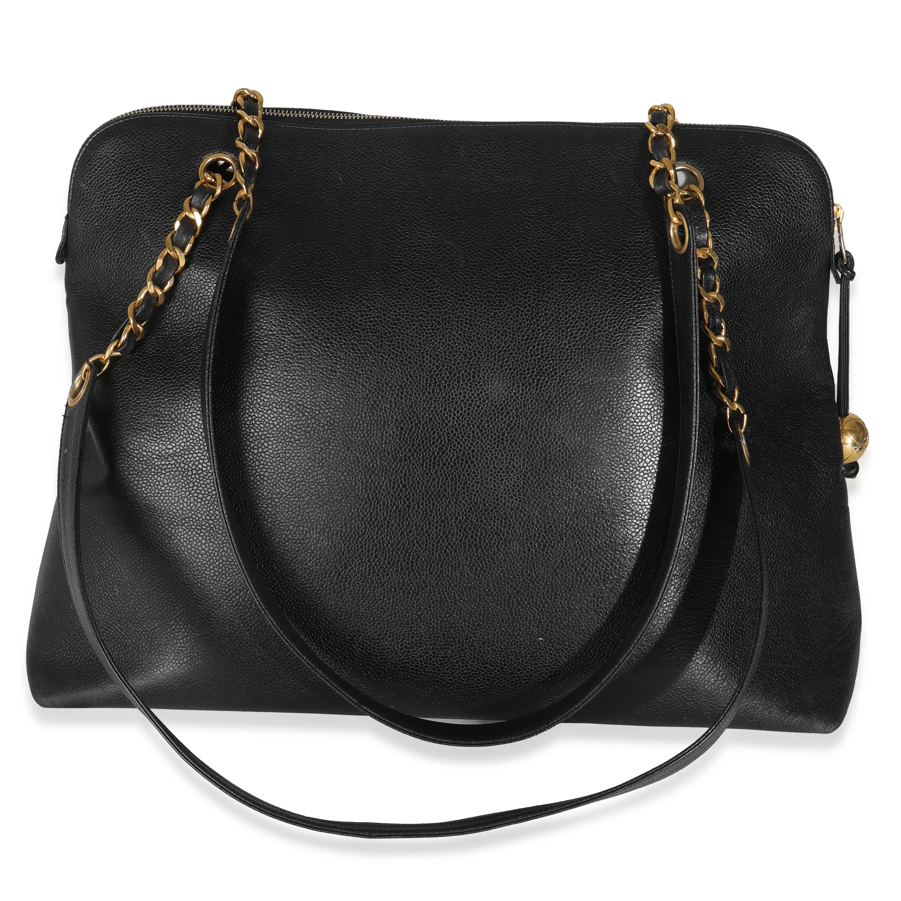 Vintage Black Caviar Timeless Shopping Tote - Image 4