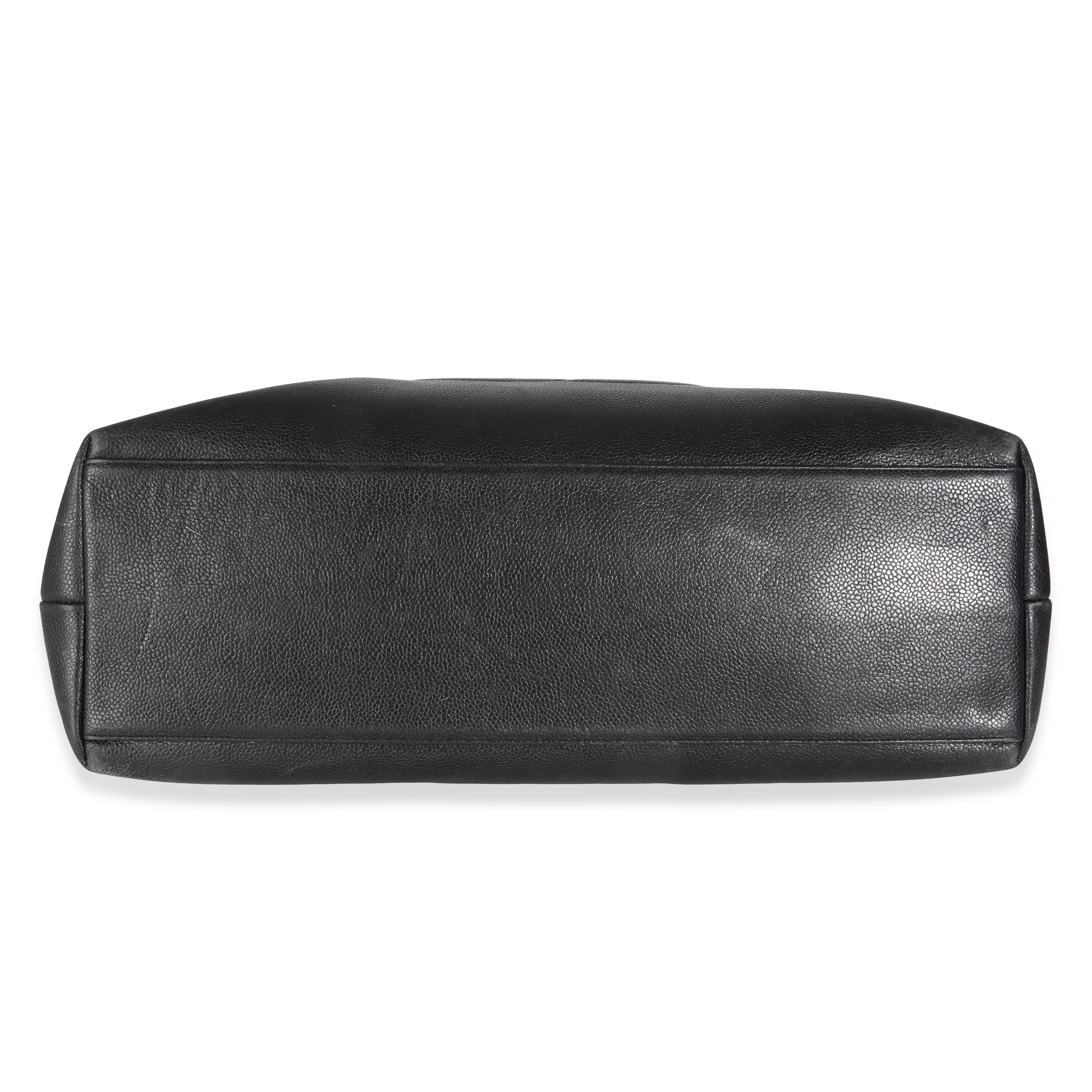 Vintage Black Caviar Timeless Shopping Tote - Image 5
