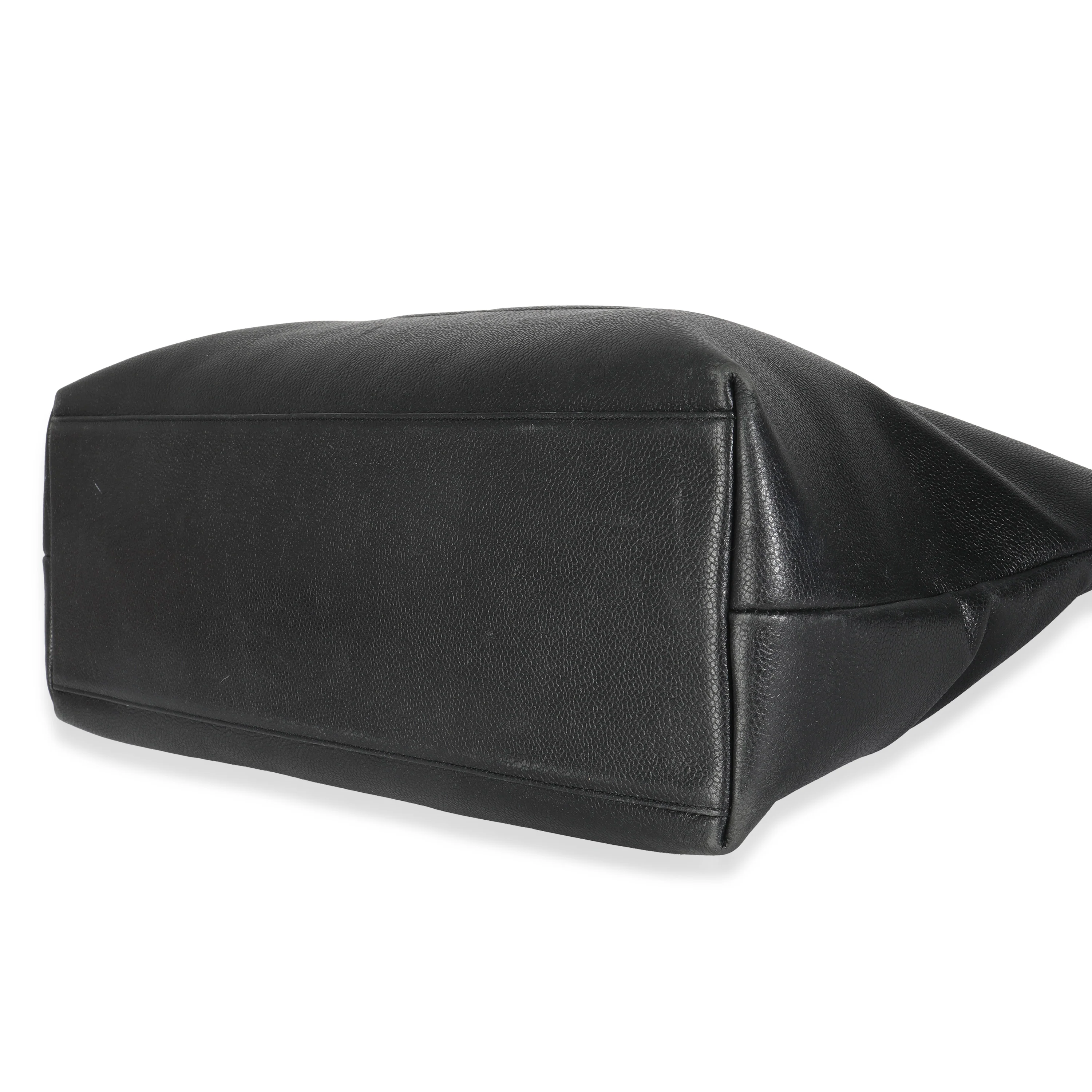 Vintage Black Caviar Timeless Shopping Tote - Image 7