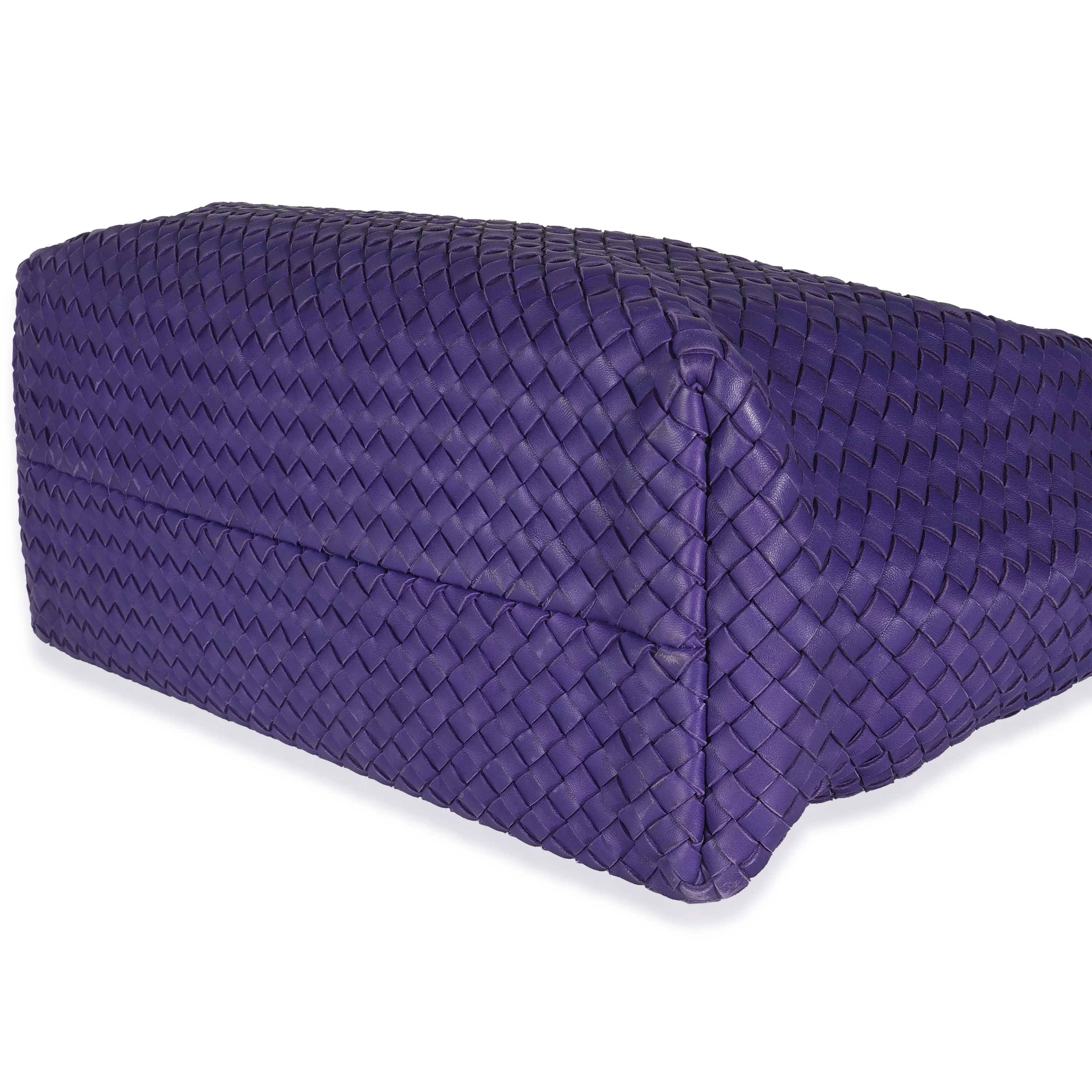 Purple Nappa Intrecciato Medium Cabat - Image 7