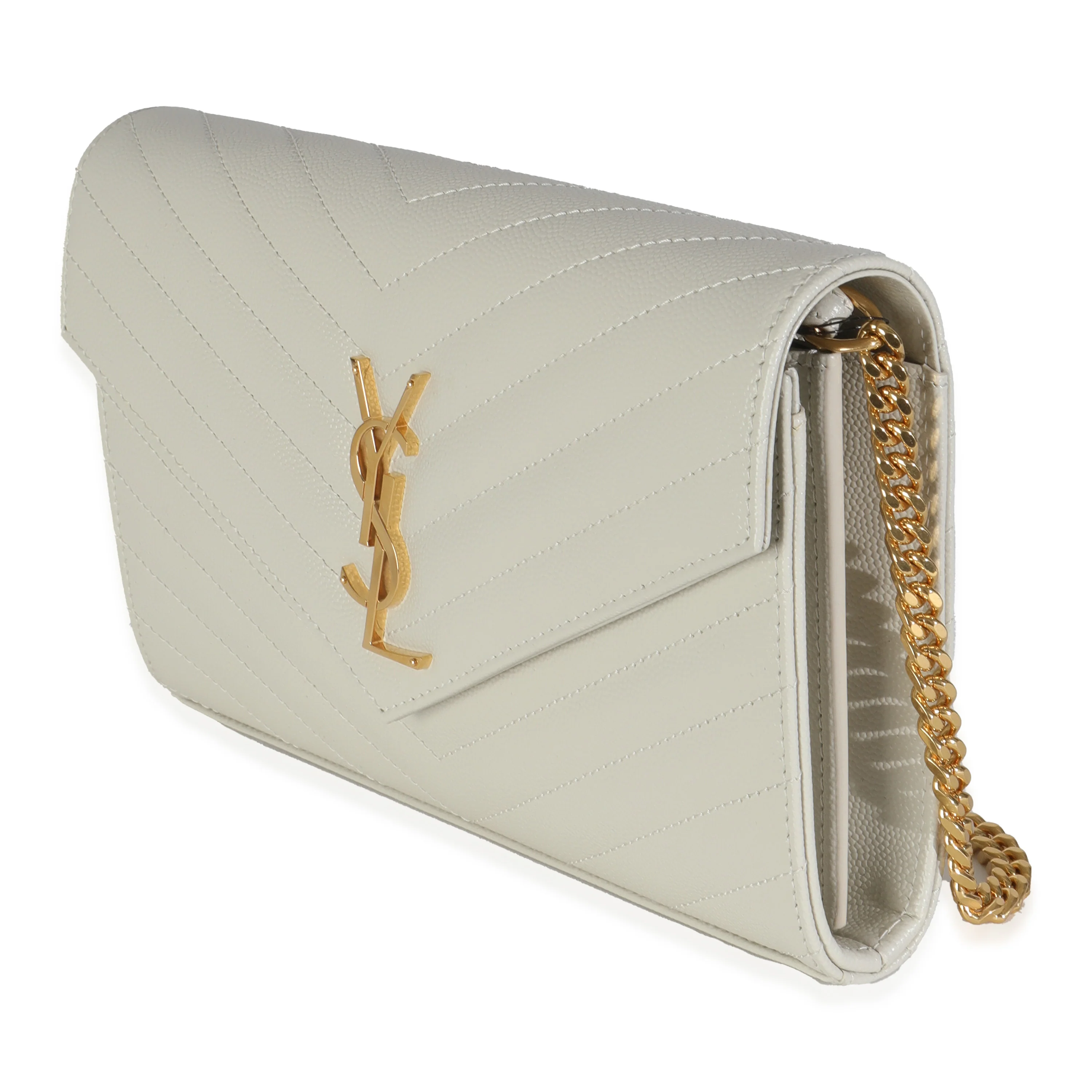 Blanc Vintage Grain De Poudre Classic Cassandre Chain Wallet - Image 2