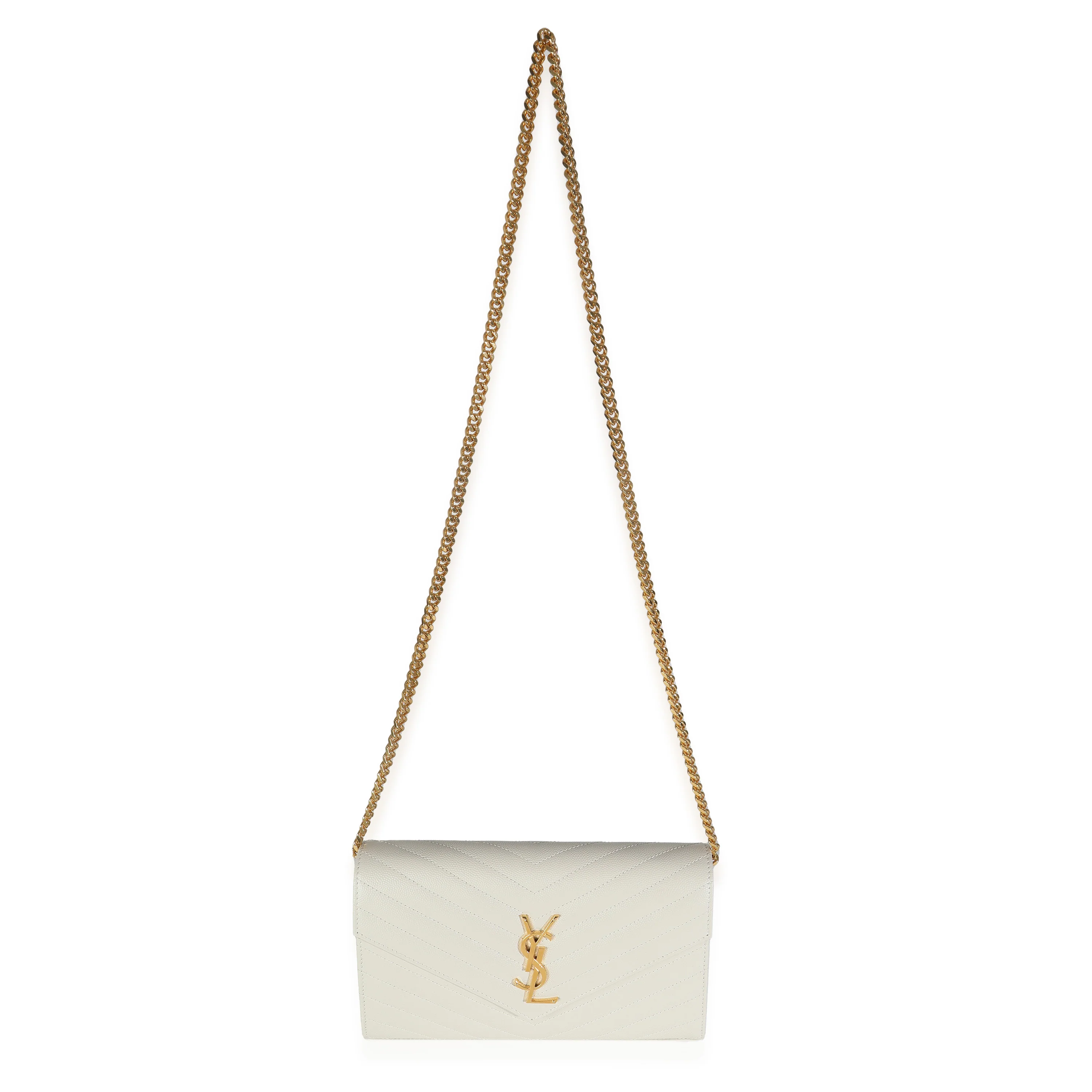 Blanc Vintage Grain De Poudre Classic Cassandre Chain Wallet - Image 8