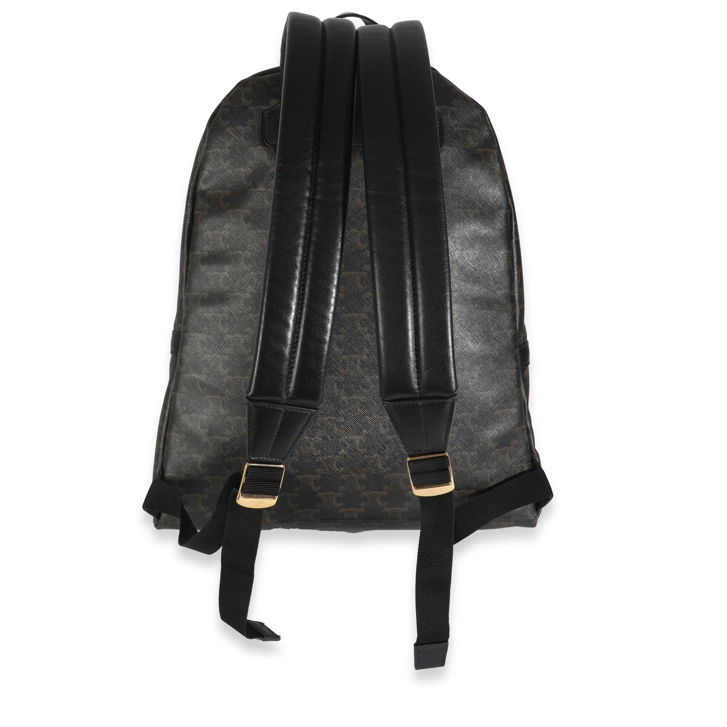 Brown Canvas Medium Triomphe Backpack - Image 3