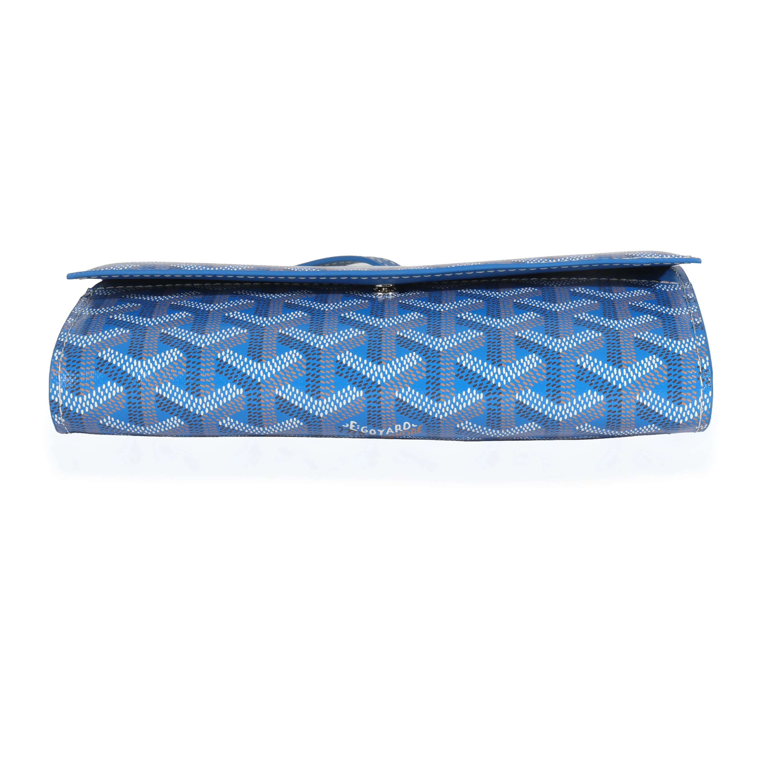 Blue Goyardine Canvas Varenne Continental Wallet - Image 4