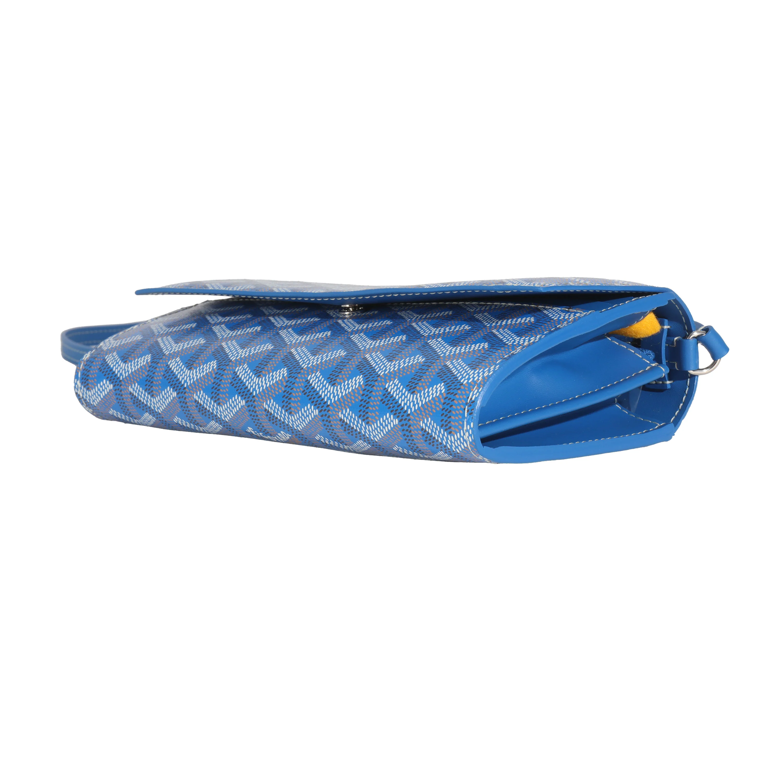 Blue Goyardine Canvas Varenne Continental Wallet - Image 5