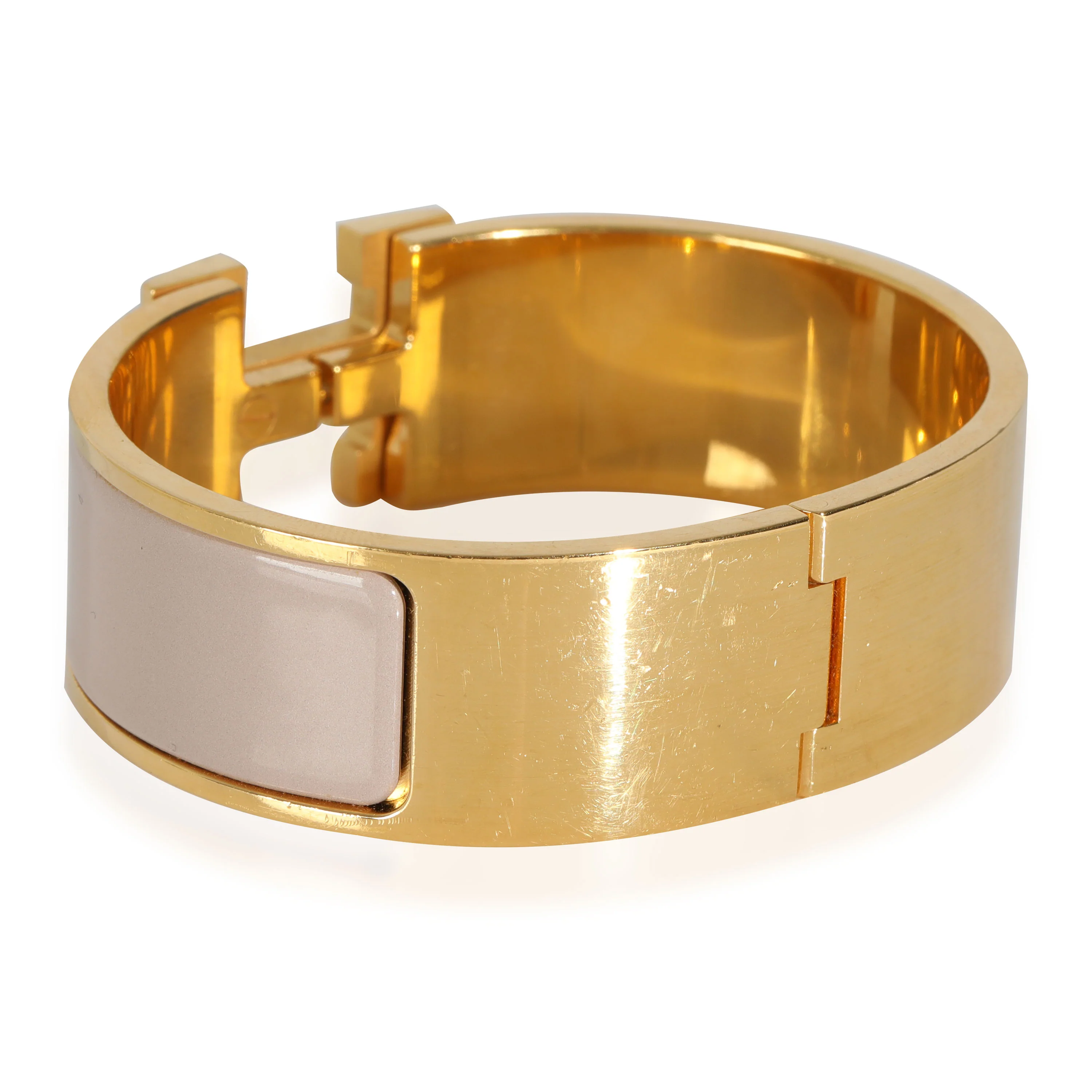 Hermes Clic Clac Bracelet In Marron Glacé, GM - Image 4