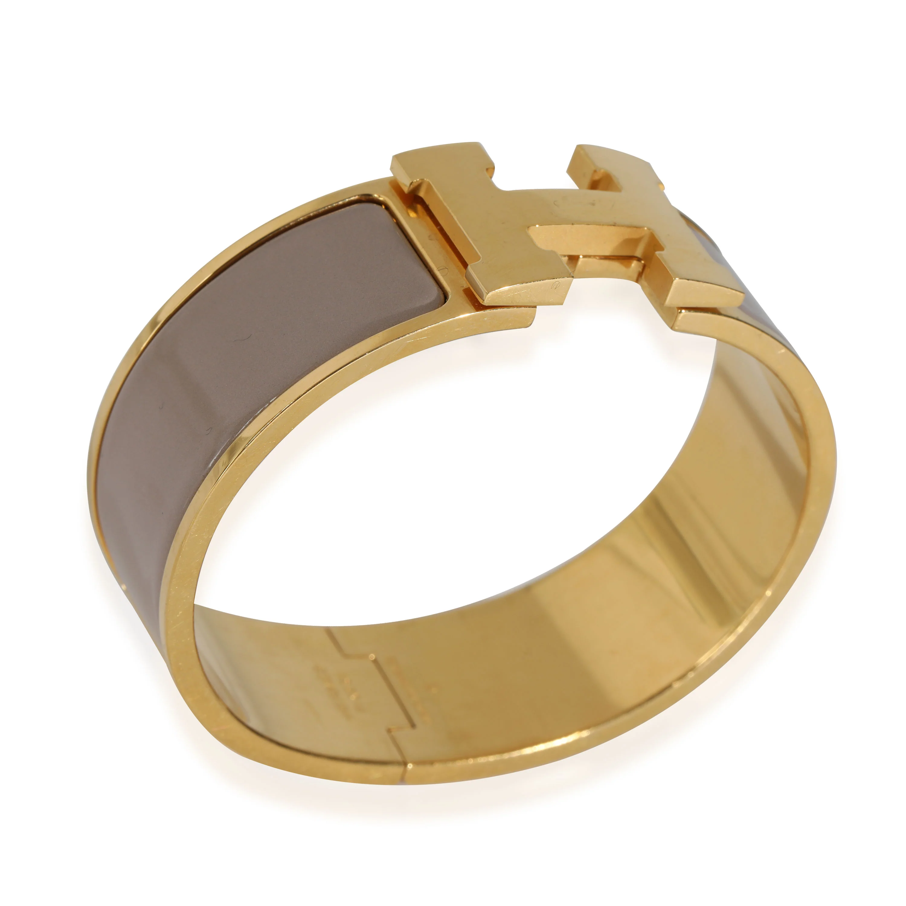 Hermes Clic Clac Bracelet In Marron Glacé, GM - Image 6