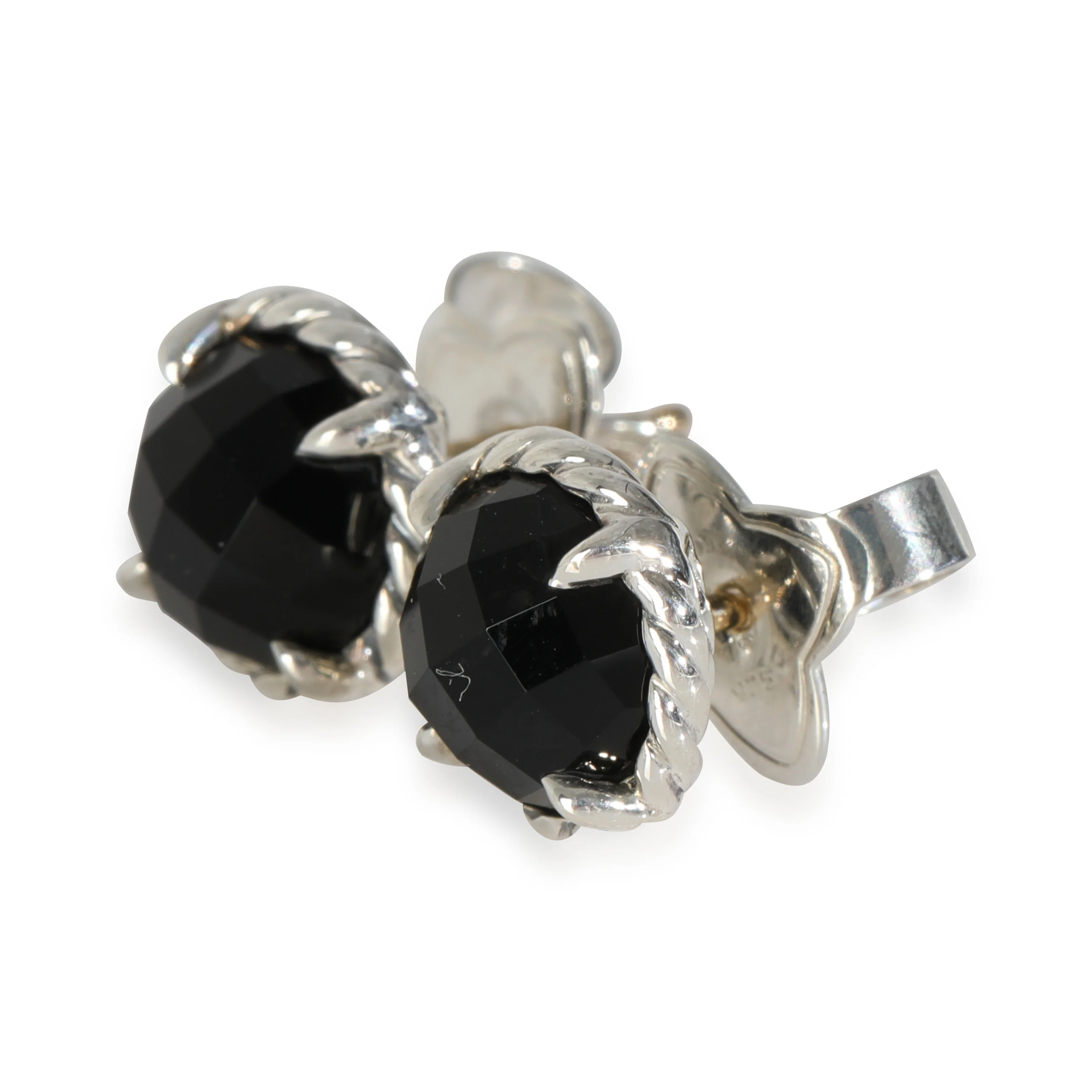 Chatelaine Onyx Earrings in  Sterling Silver - Image 2