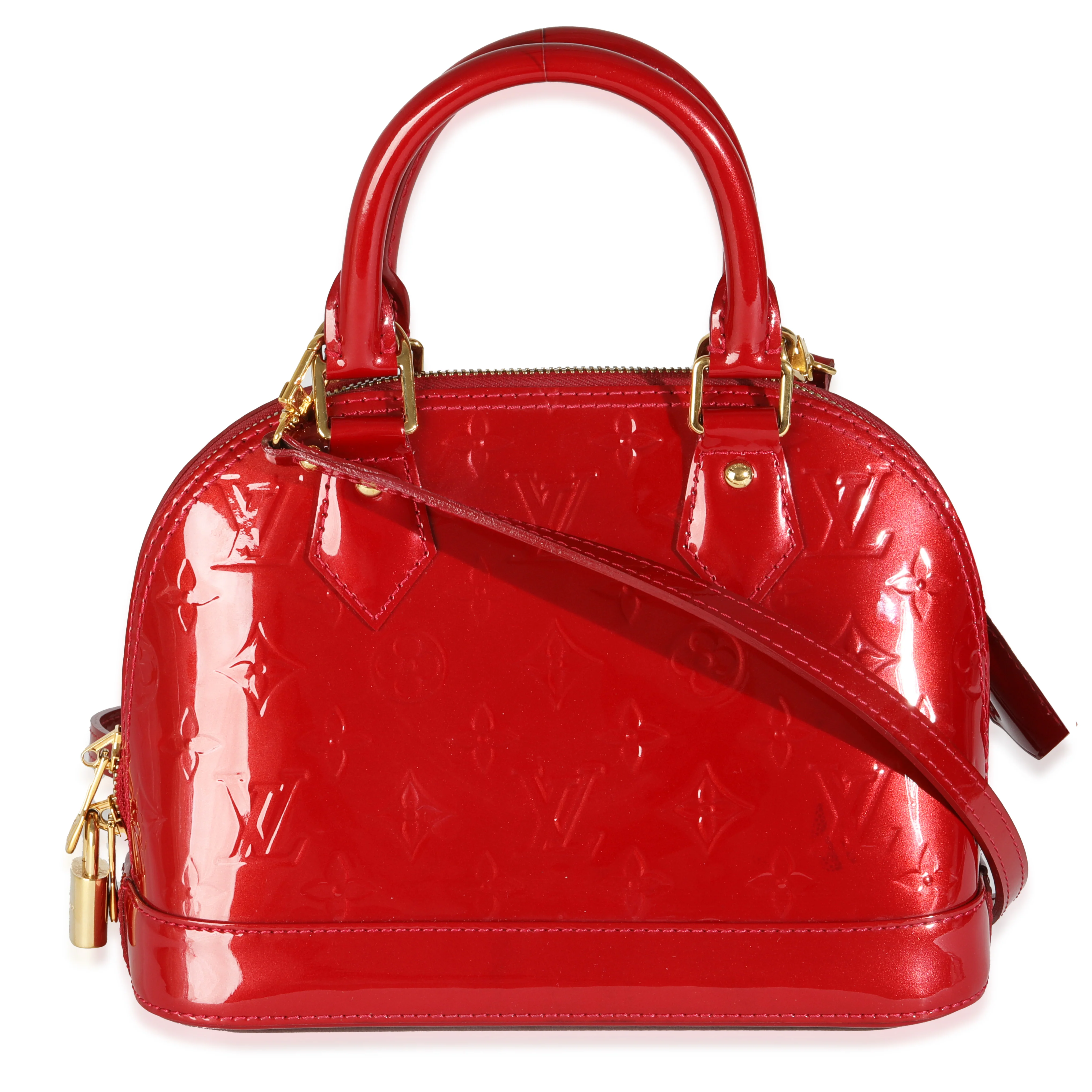 Cherry Monogram Vernis Alma BB - Image 4