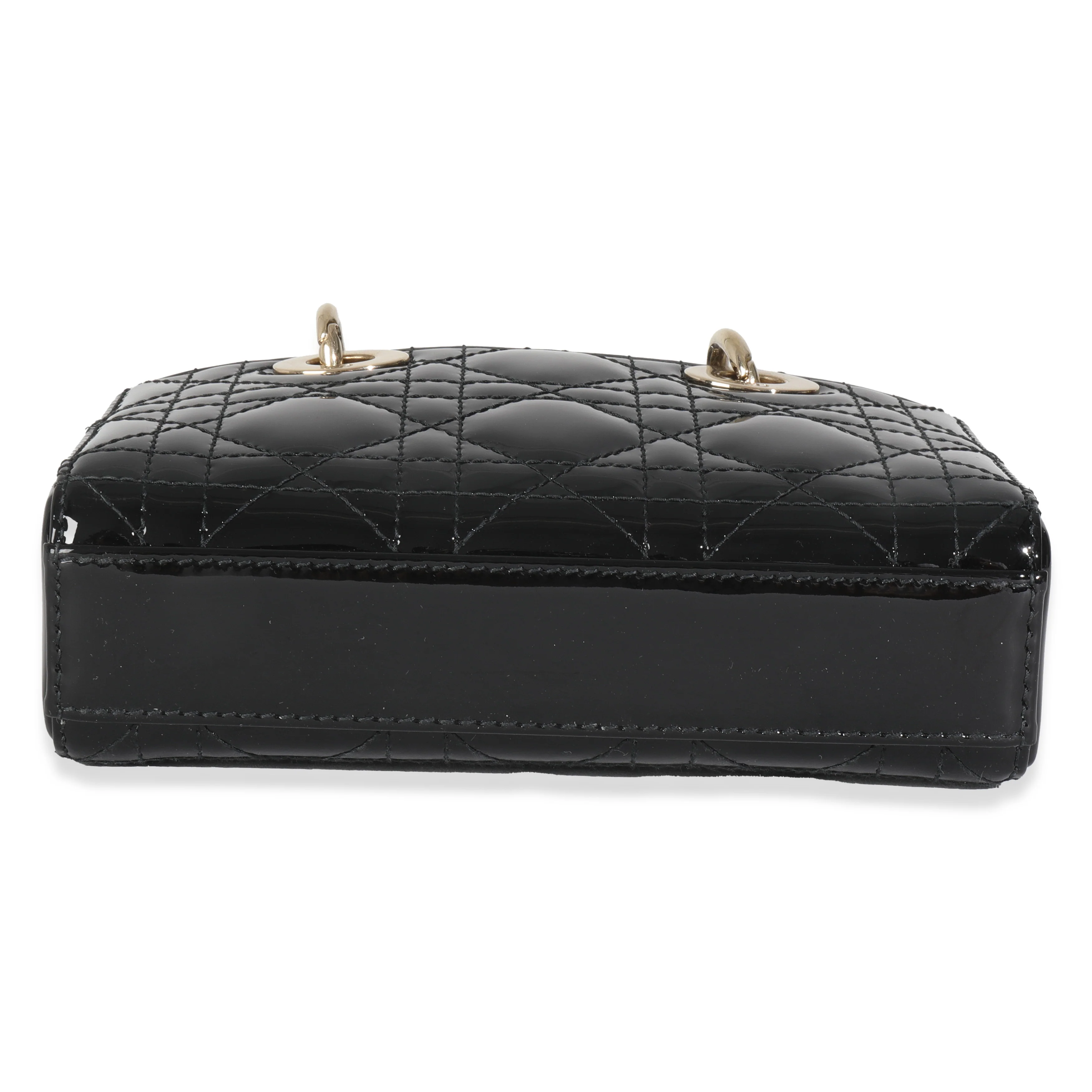 Black Patent Cannage Micro D-Joy - Image 5