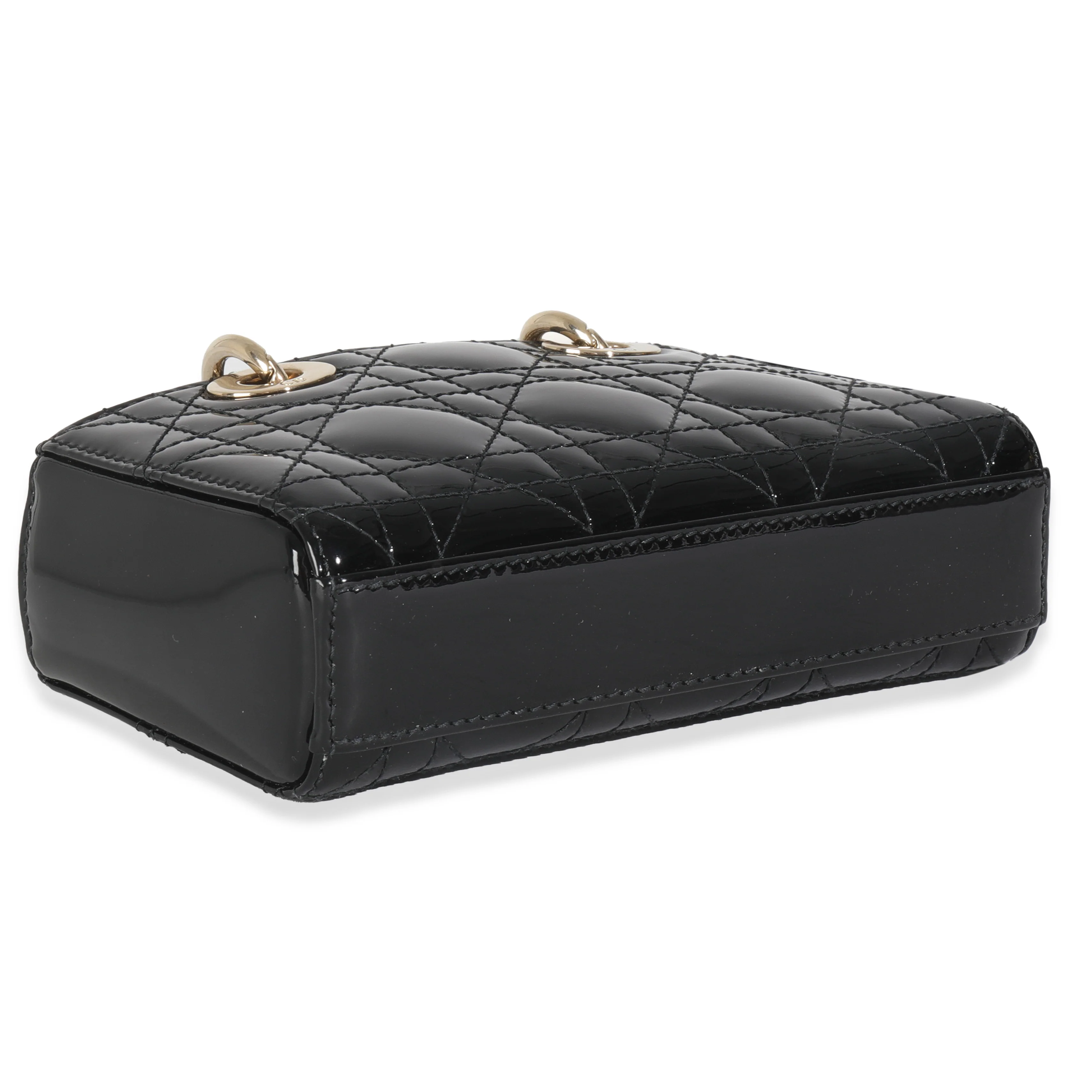 Black Patent Cannage Micro D-Joy - Image 7