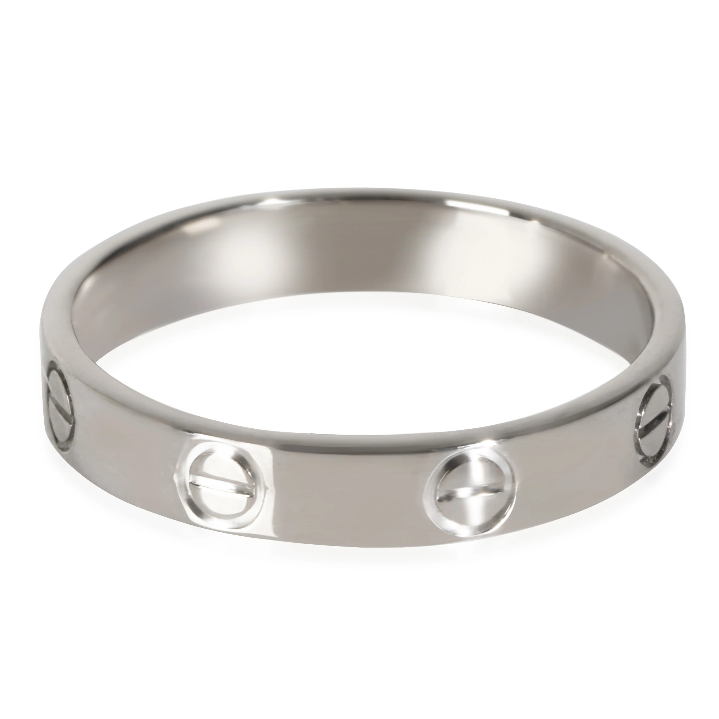 White Gold Small Model Love Ring - Image 3