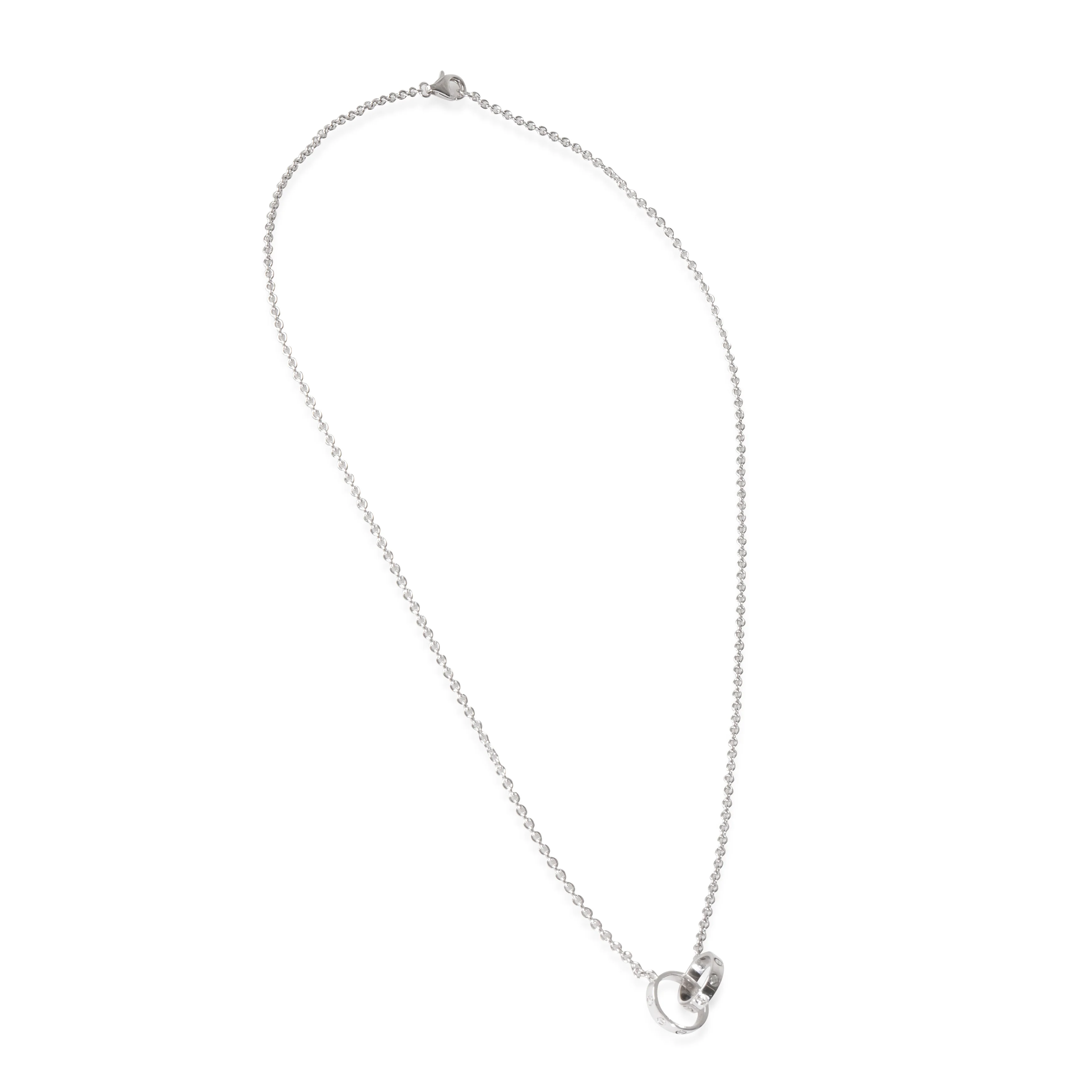 White Gold Love Necklace - Image 2
