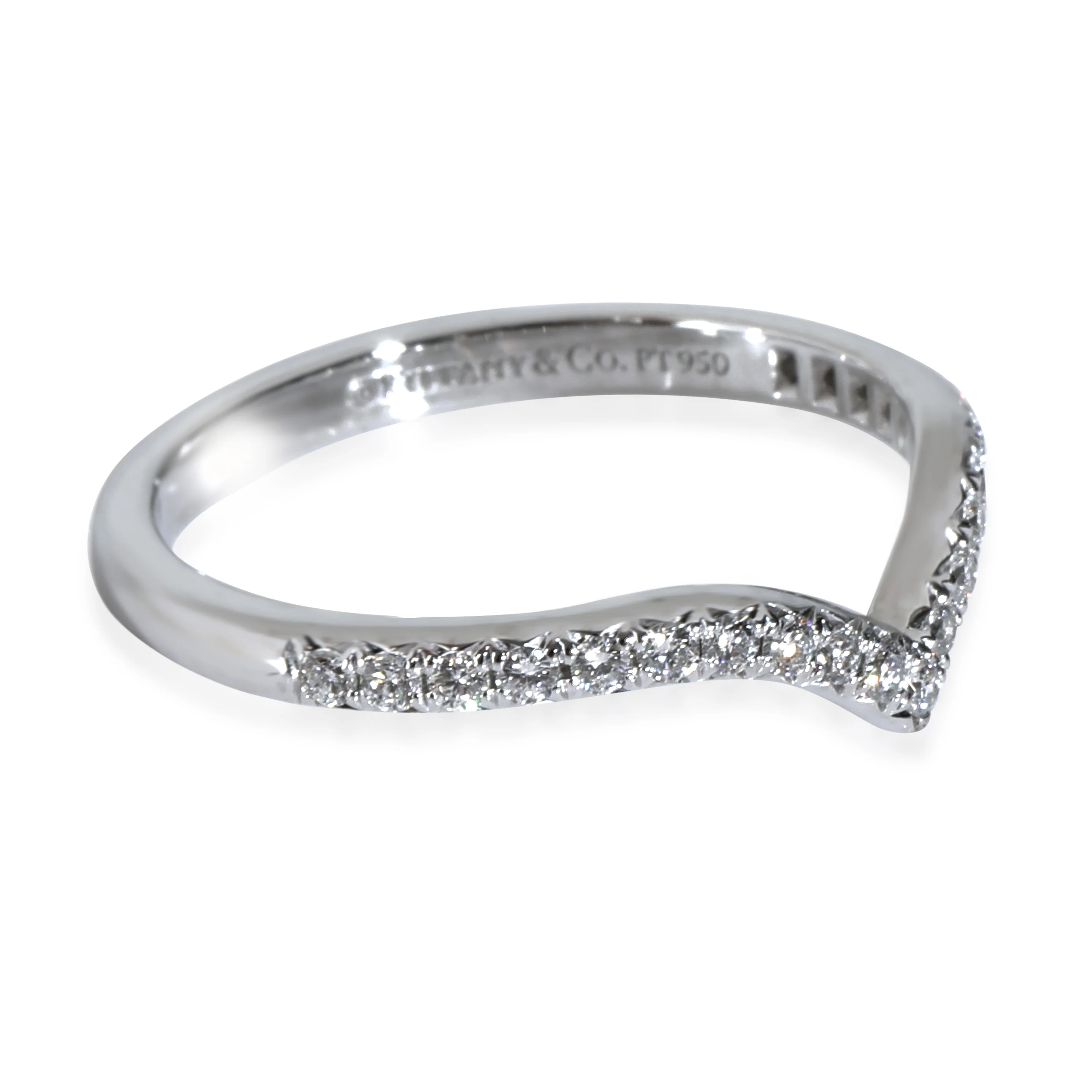 Platinum Diamond Soleste V Band - Image 2