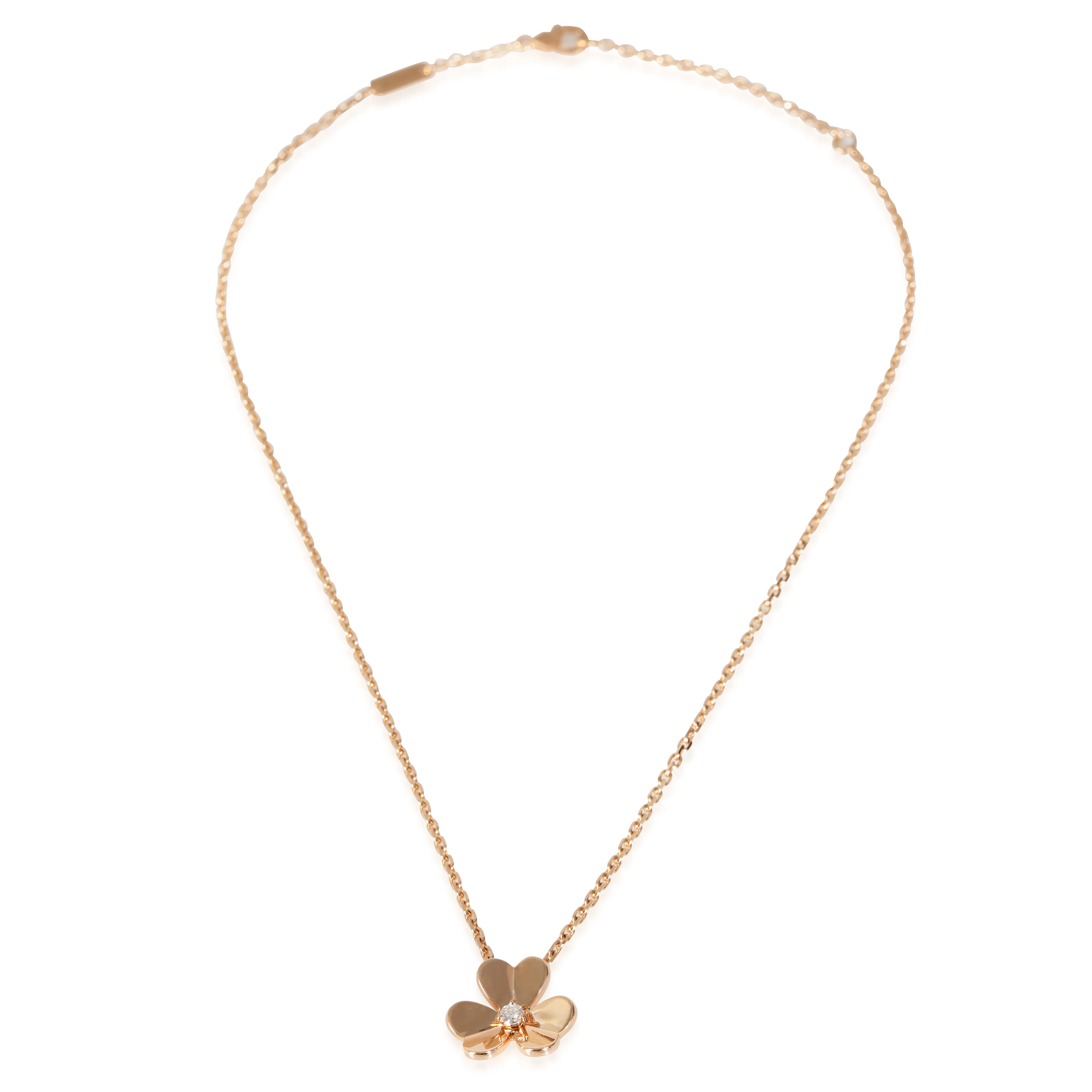 Rose Gold Diamond Frivole, Small Model Pendant - Image 2