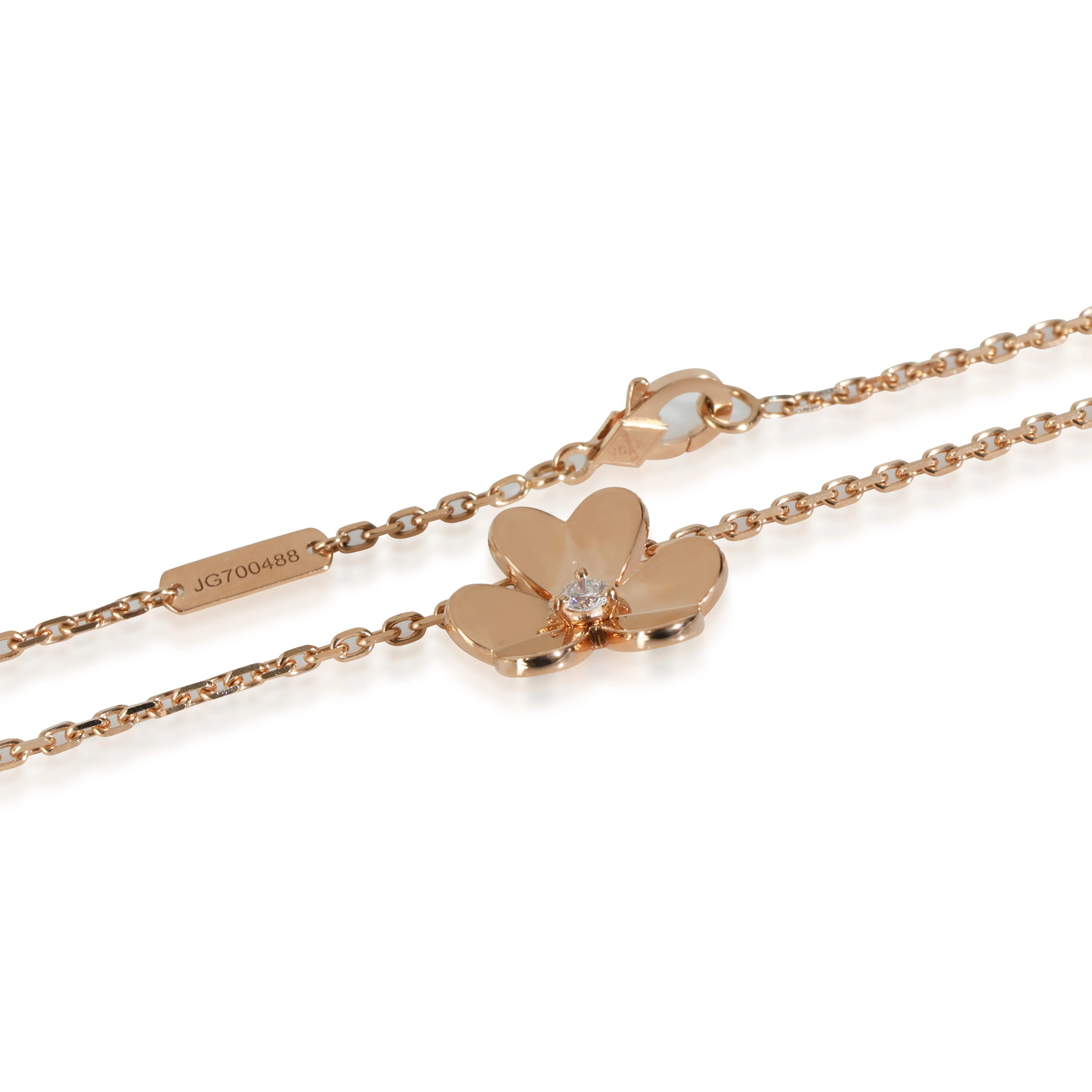 Rose Gold Diamond Frivole, Small Model Pendant - Image 3