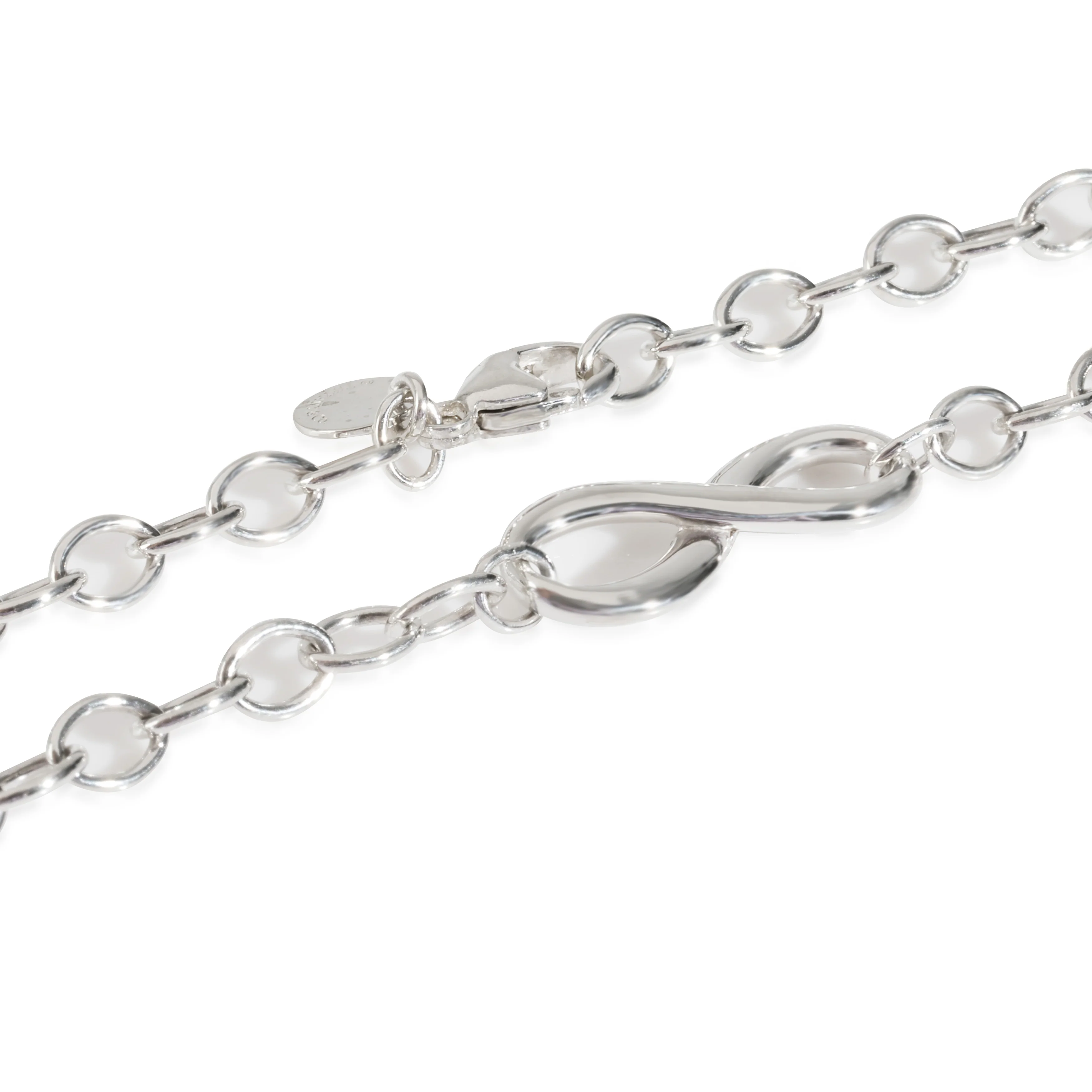 Sterling Silver  Infinity Necklace - Image 3