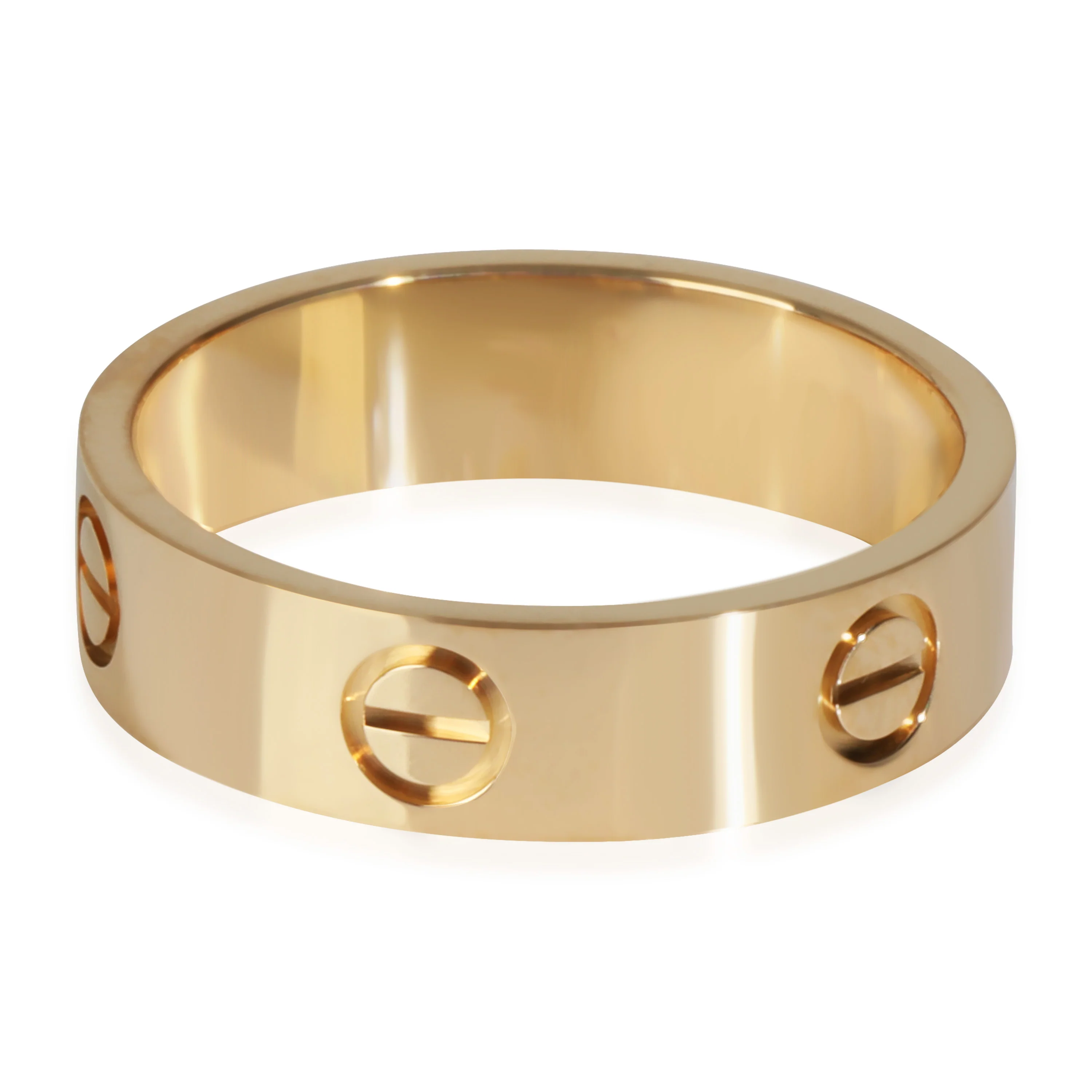 Yellow Gold  Love Ring - Image 3