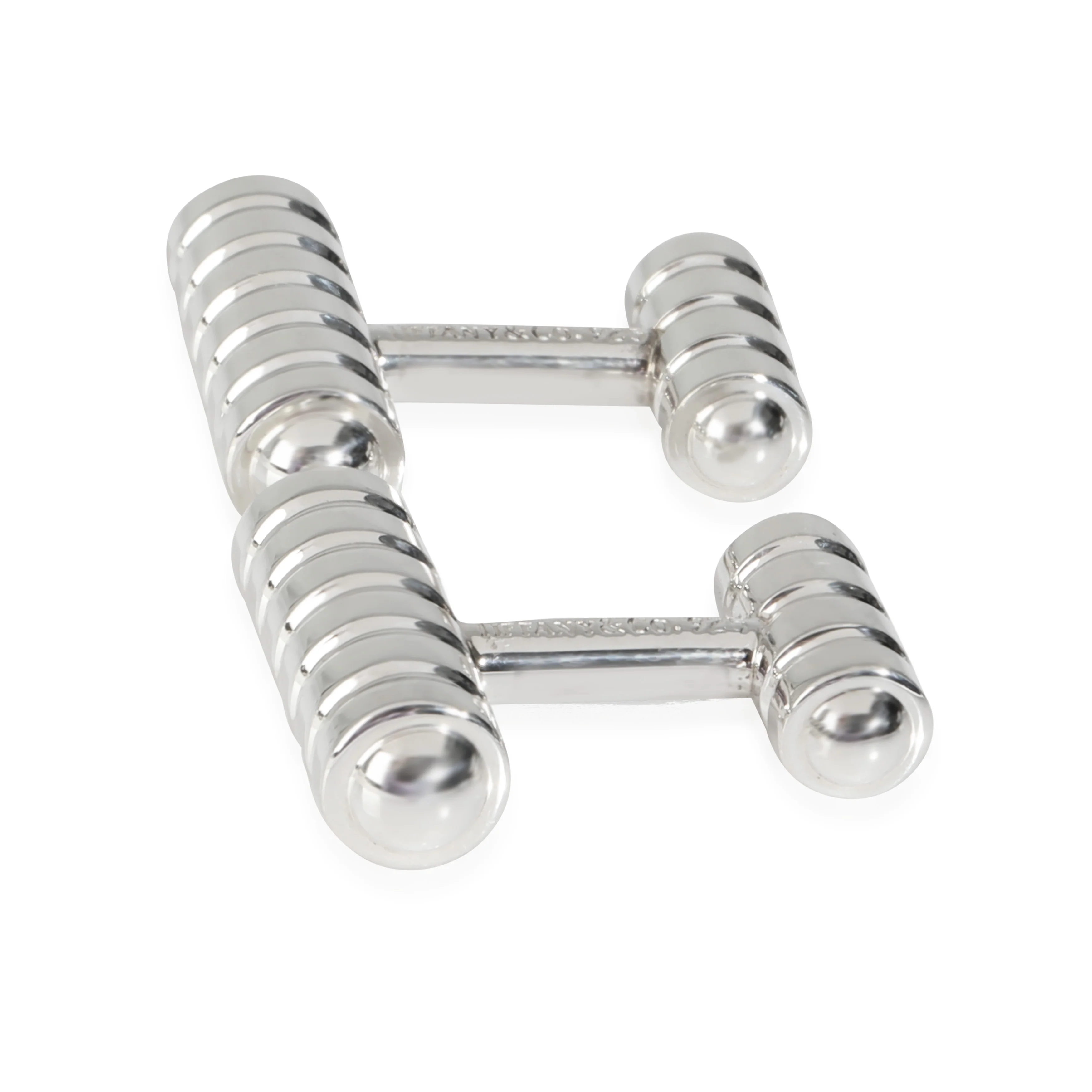 Sterling Silver  Paloma Picasso Groove Cufflinks - Image 2