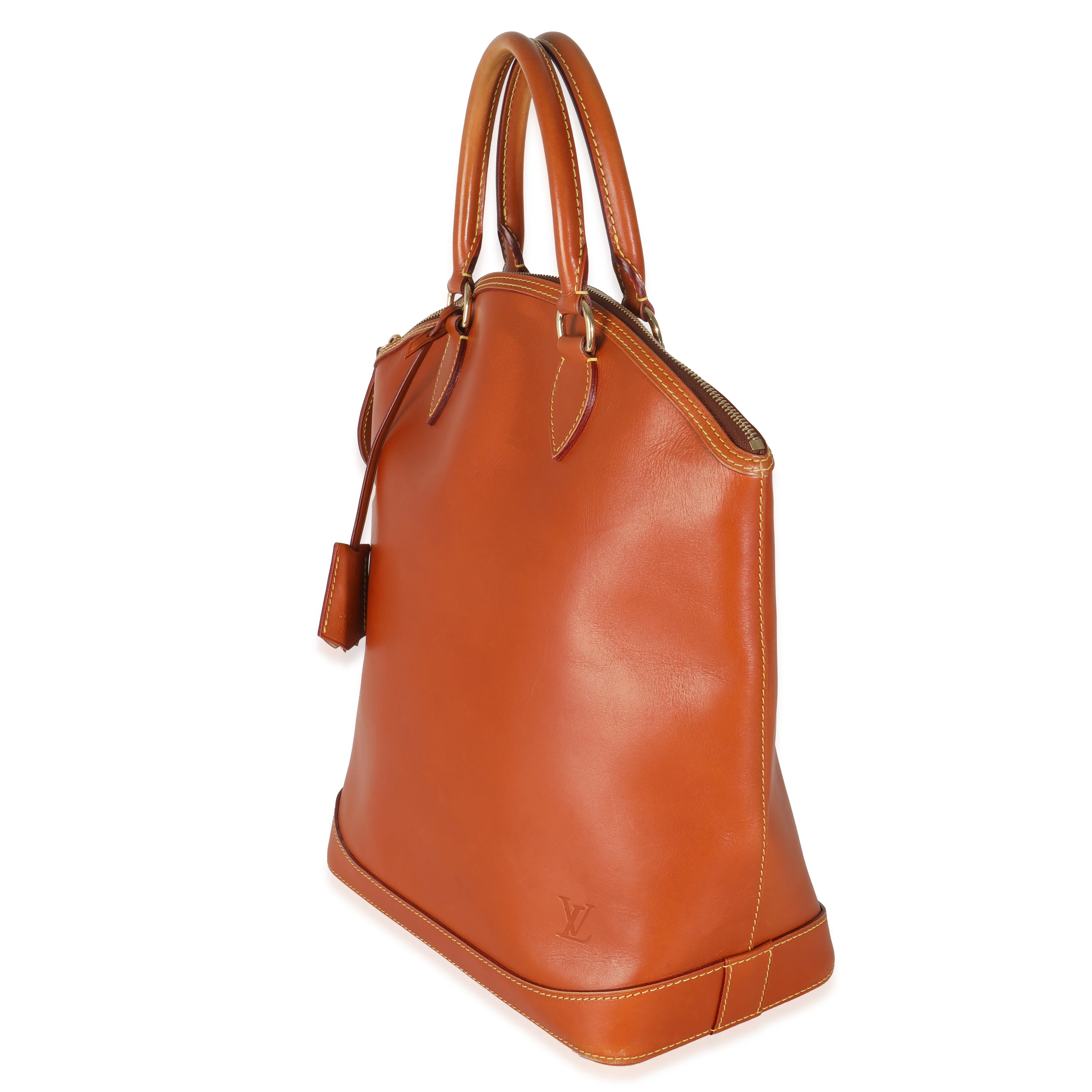 Caramel Calfskin Nomade Vertical Lockit - Image 2