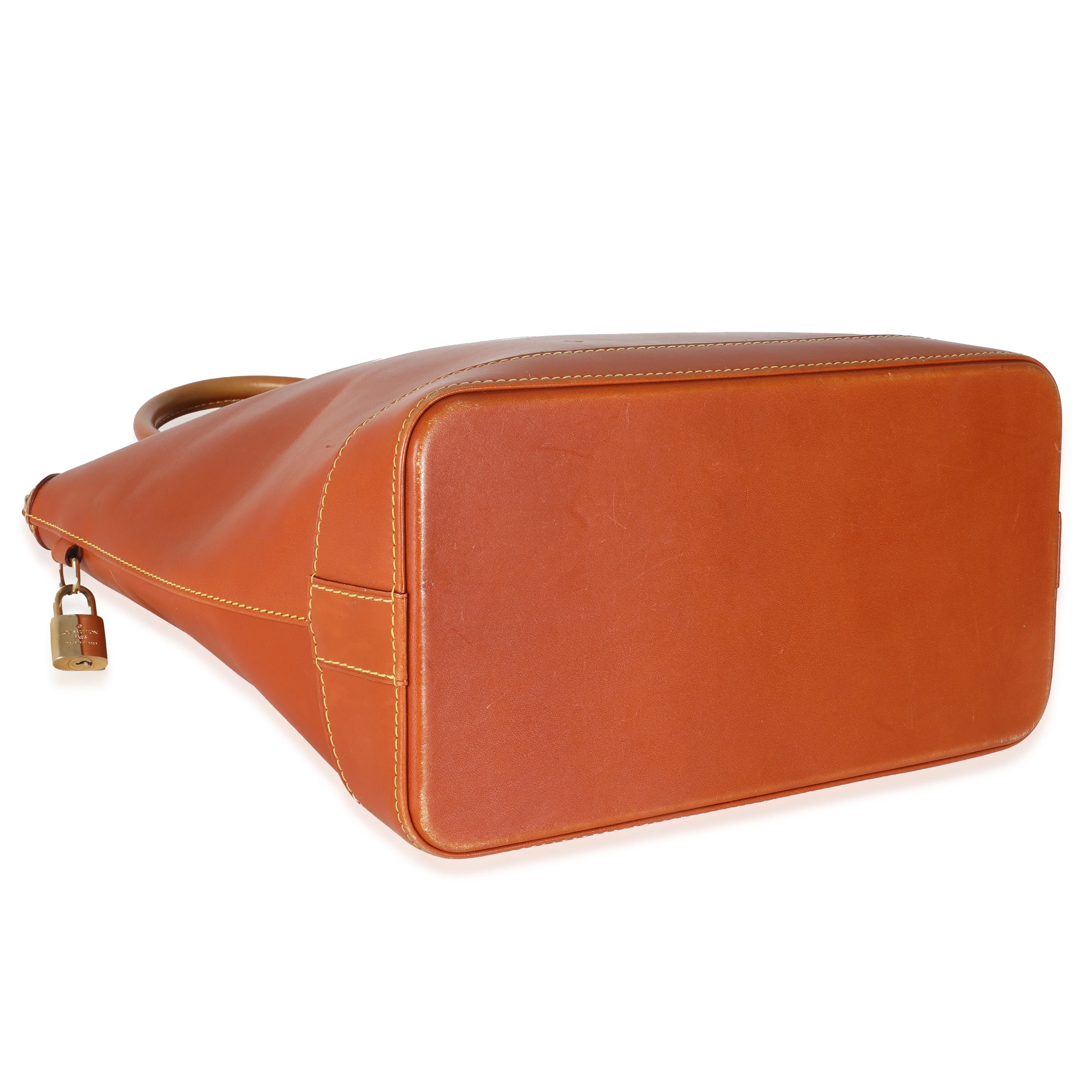 Caramel Calfskin Nomade Vertical Lockit - Image 6