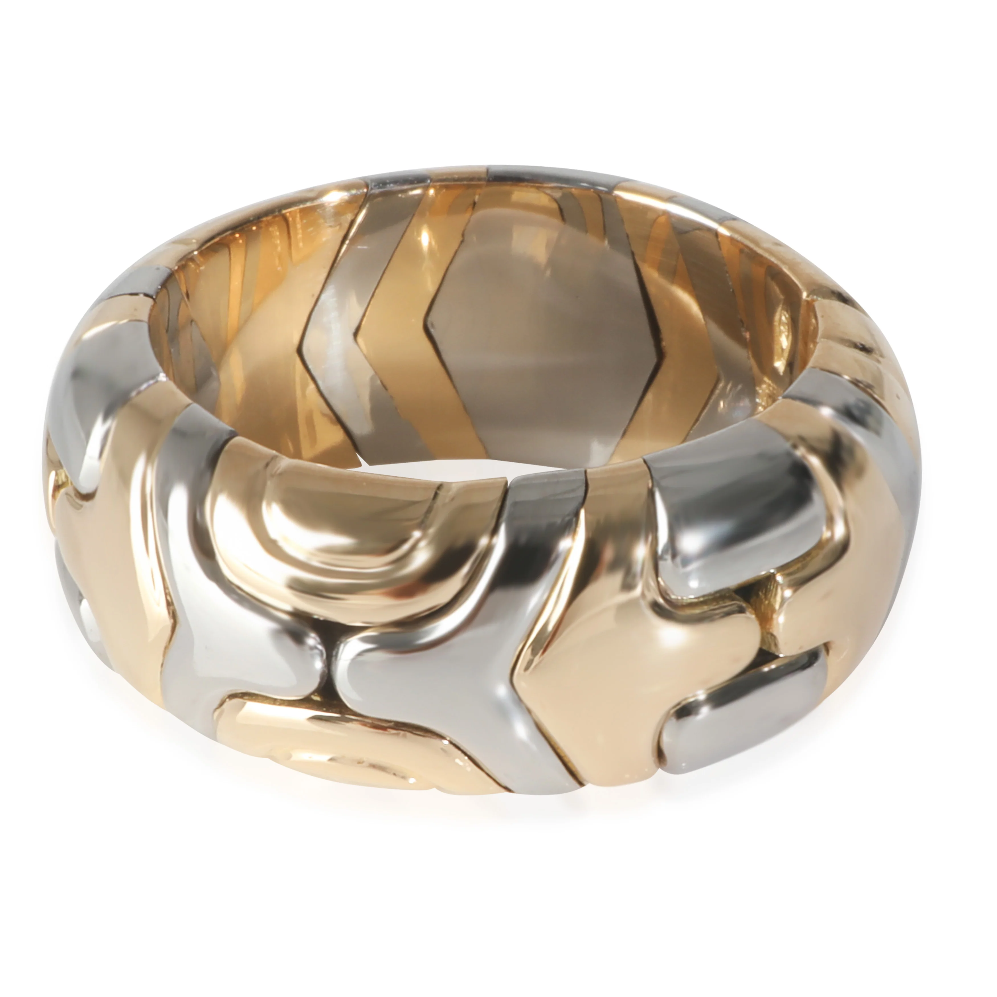 Yellow Gold & Steel  Alveare Flexible Ring - Image 2