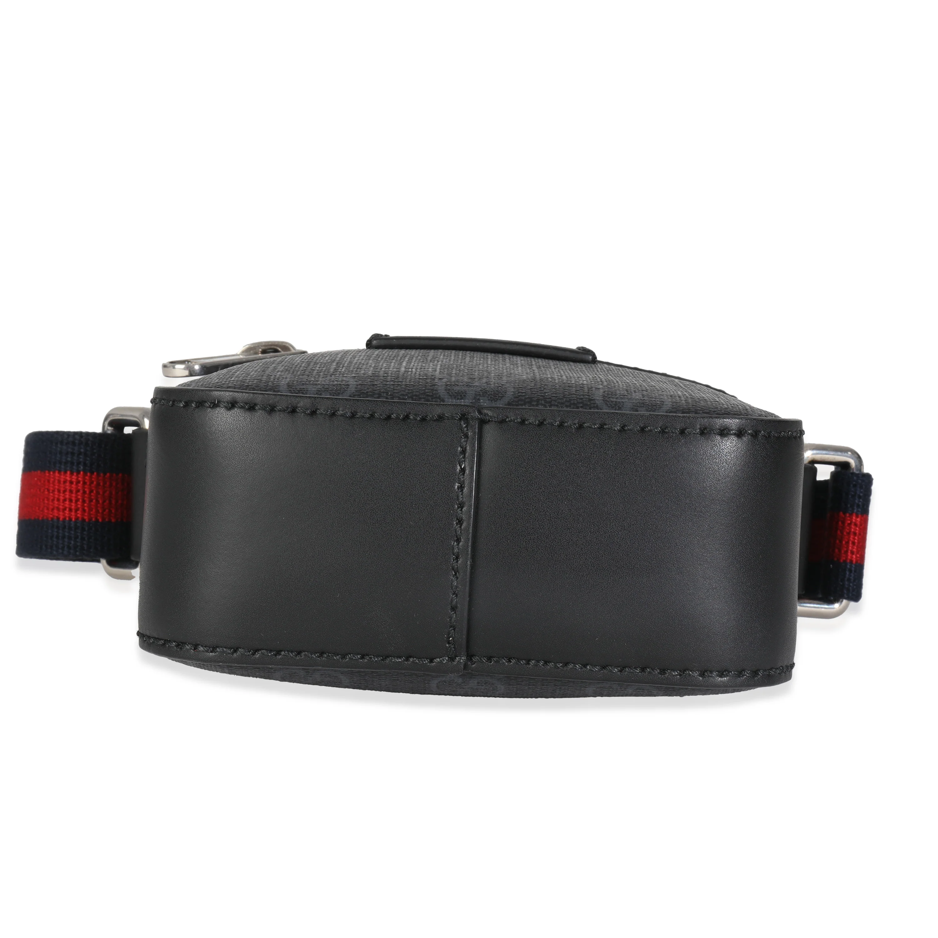 Black GG Supreme Canvas Small Messenger - Image 5