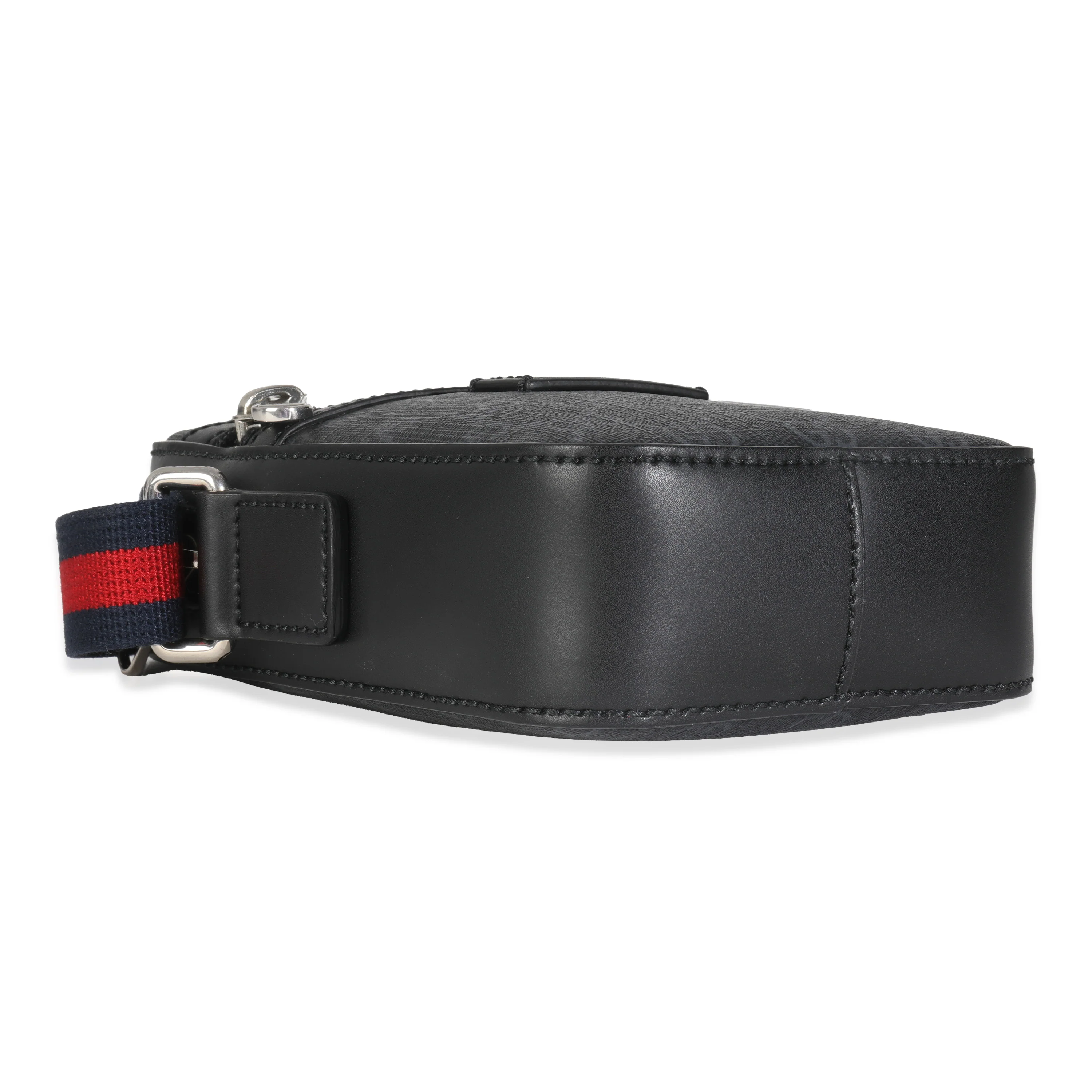 Black GG Supreme Canvas Small Messenger - Image 6