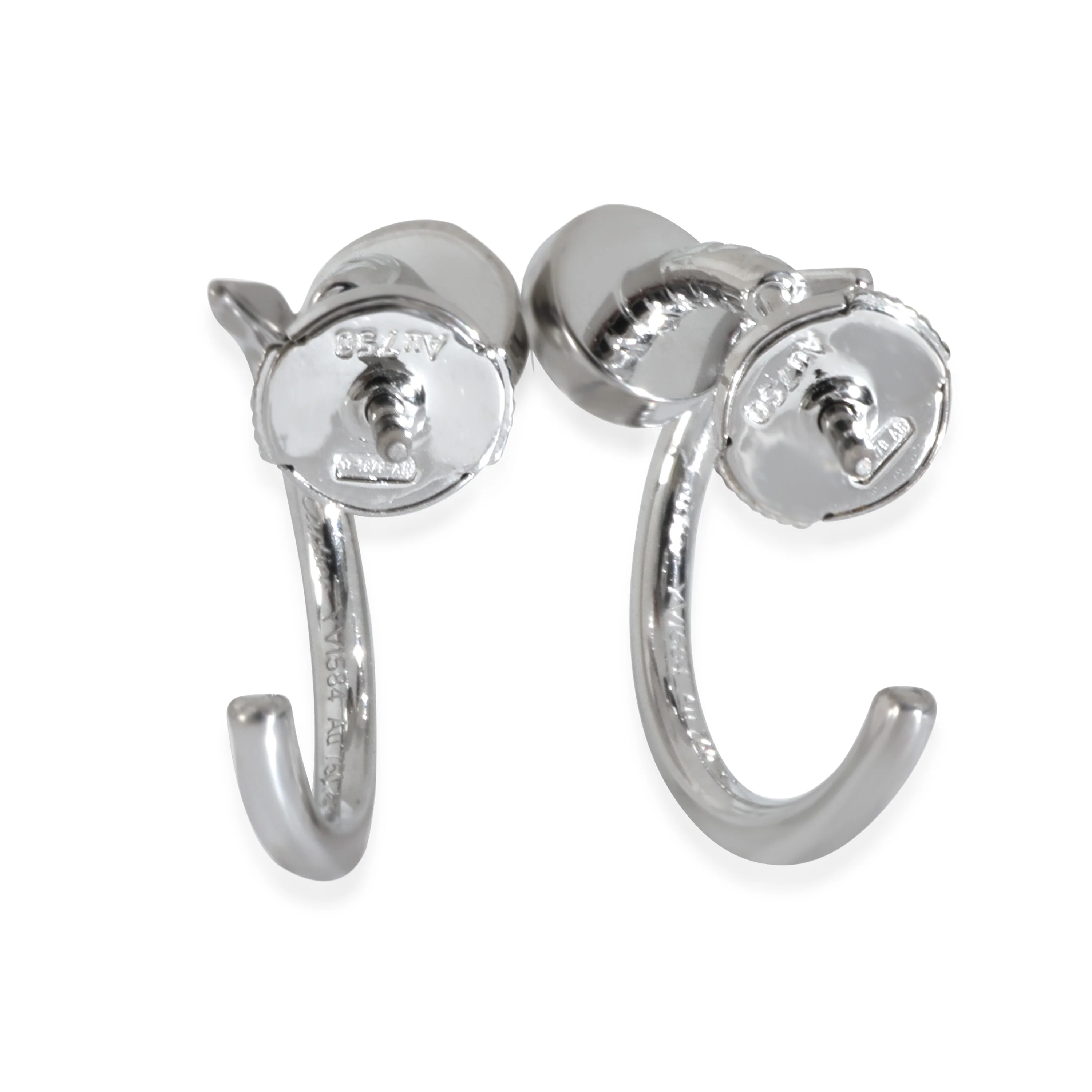 White Gold  Small Model Juste Un Clou Earrings - Image 3