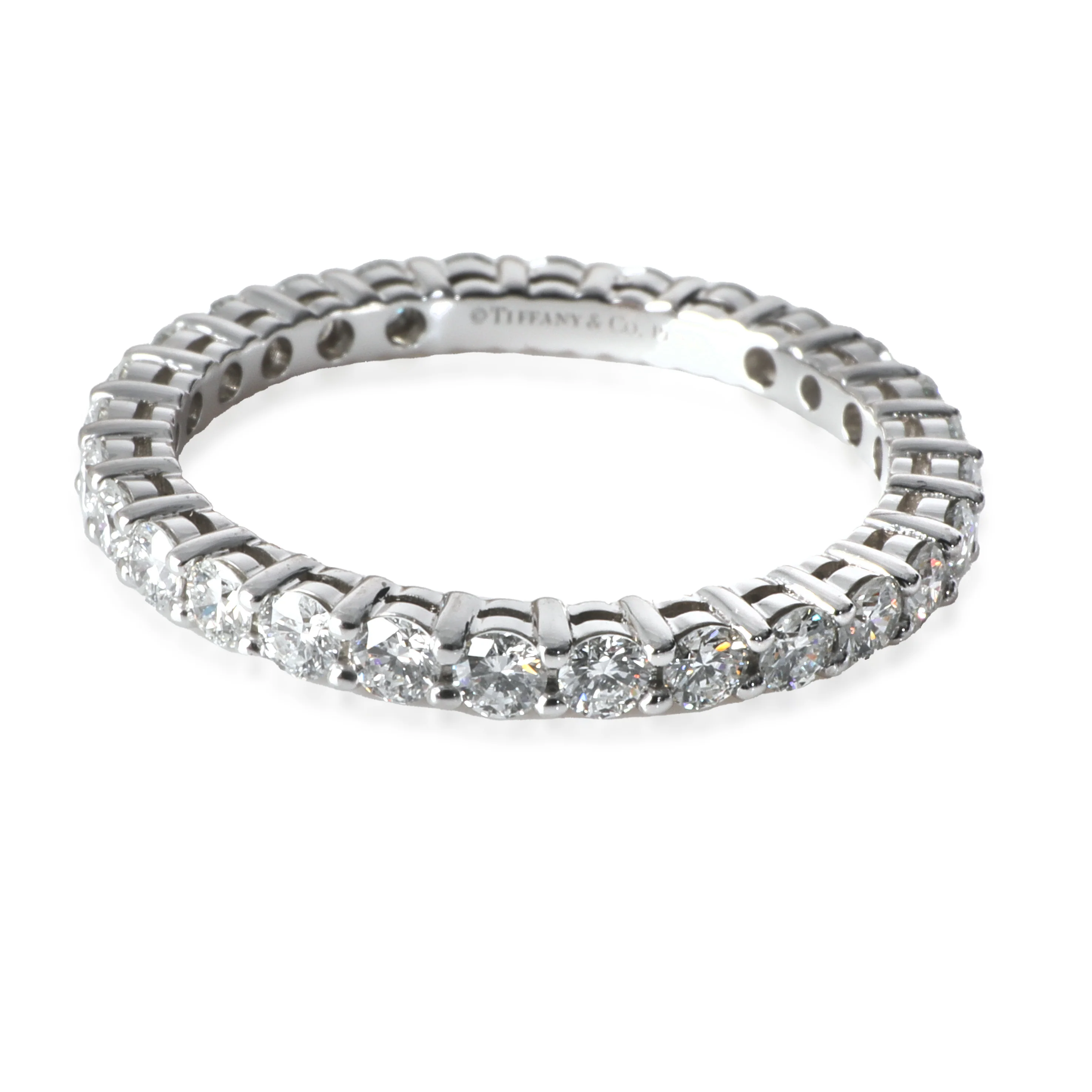 Platinum Diamond Embrace Eternity Band