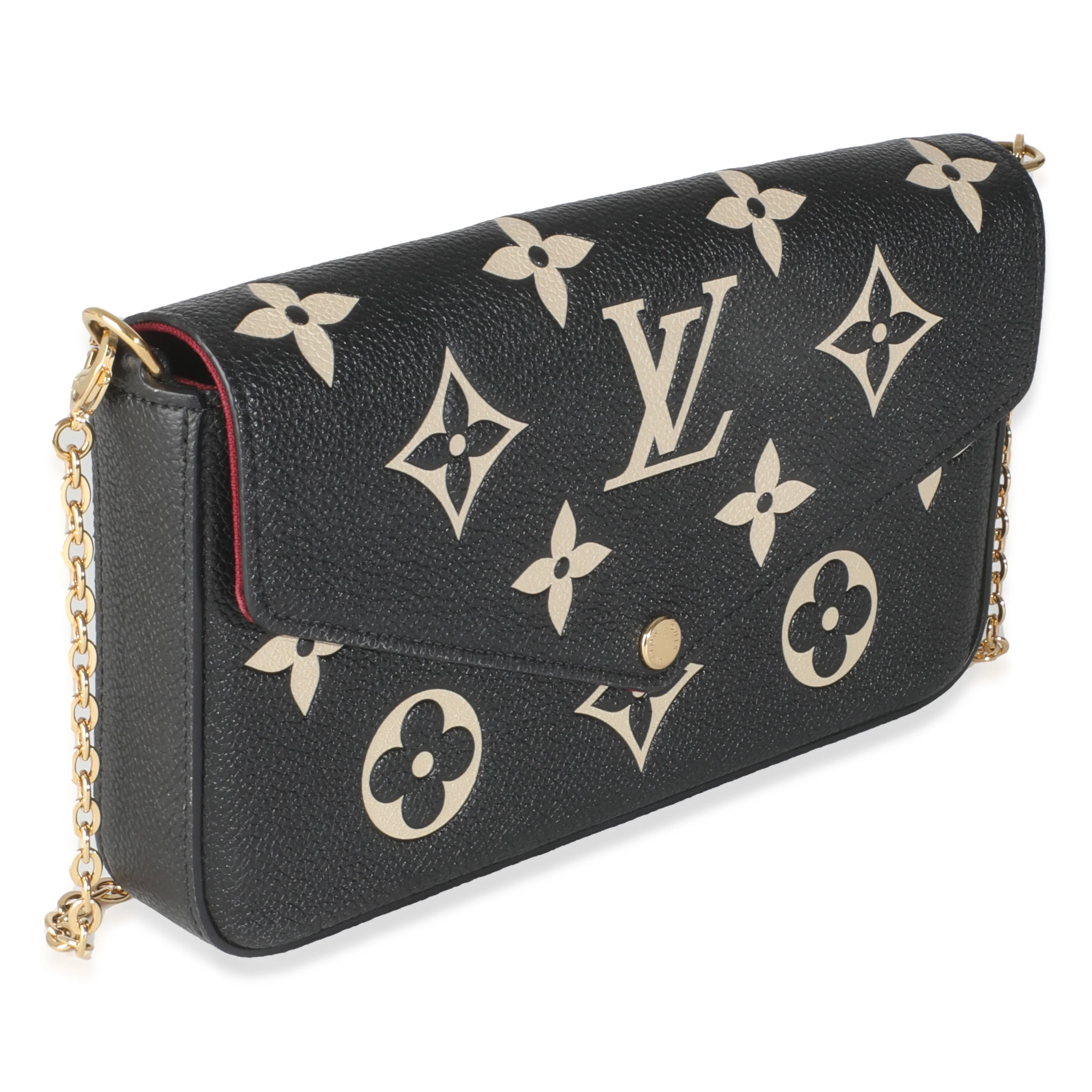 Black Beige Empreinte Monogram Giant Felicie Pochette - Image 4