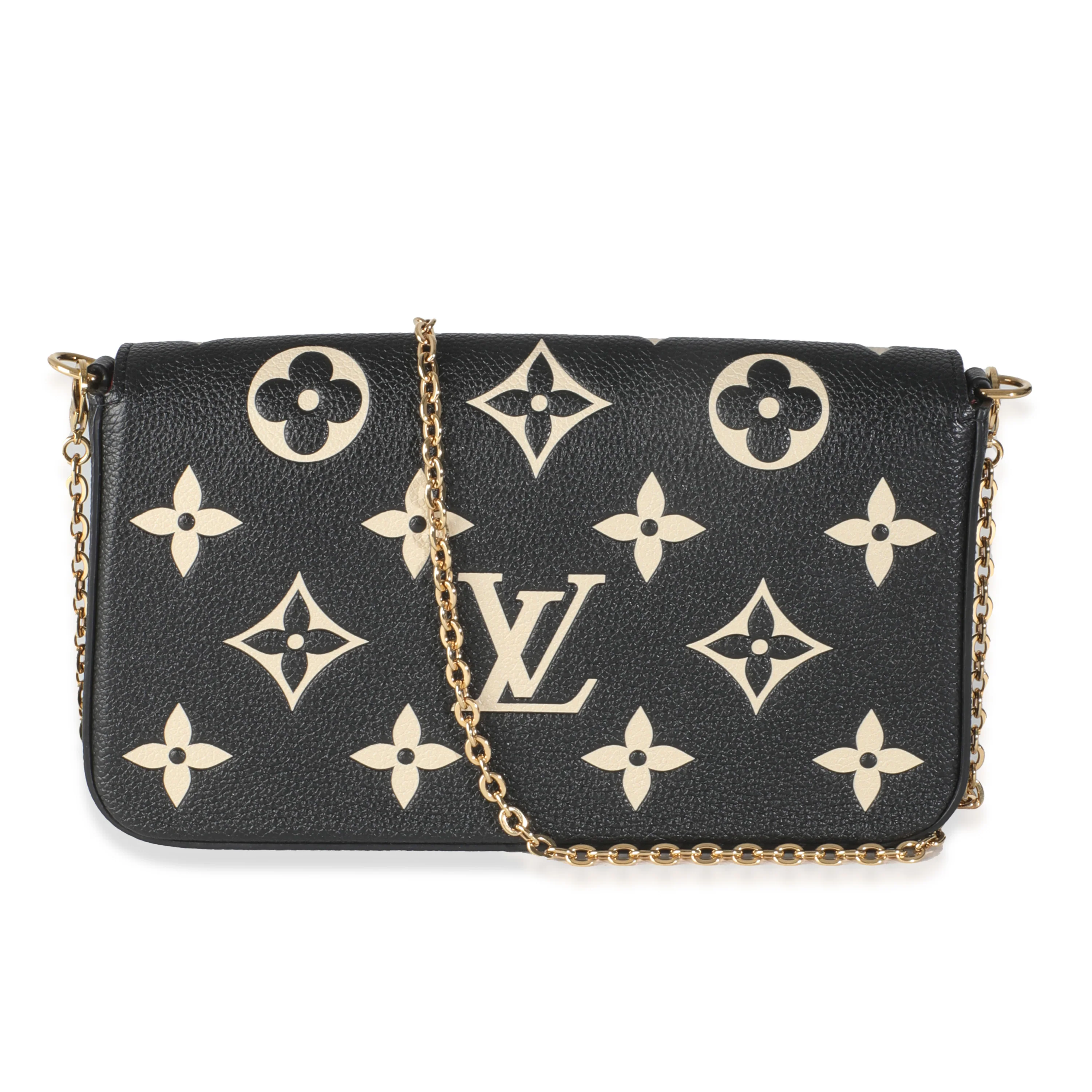 Black Beige Empreinte Monogram Giant Felicie Pochette - Image 5