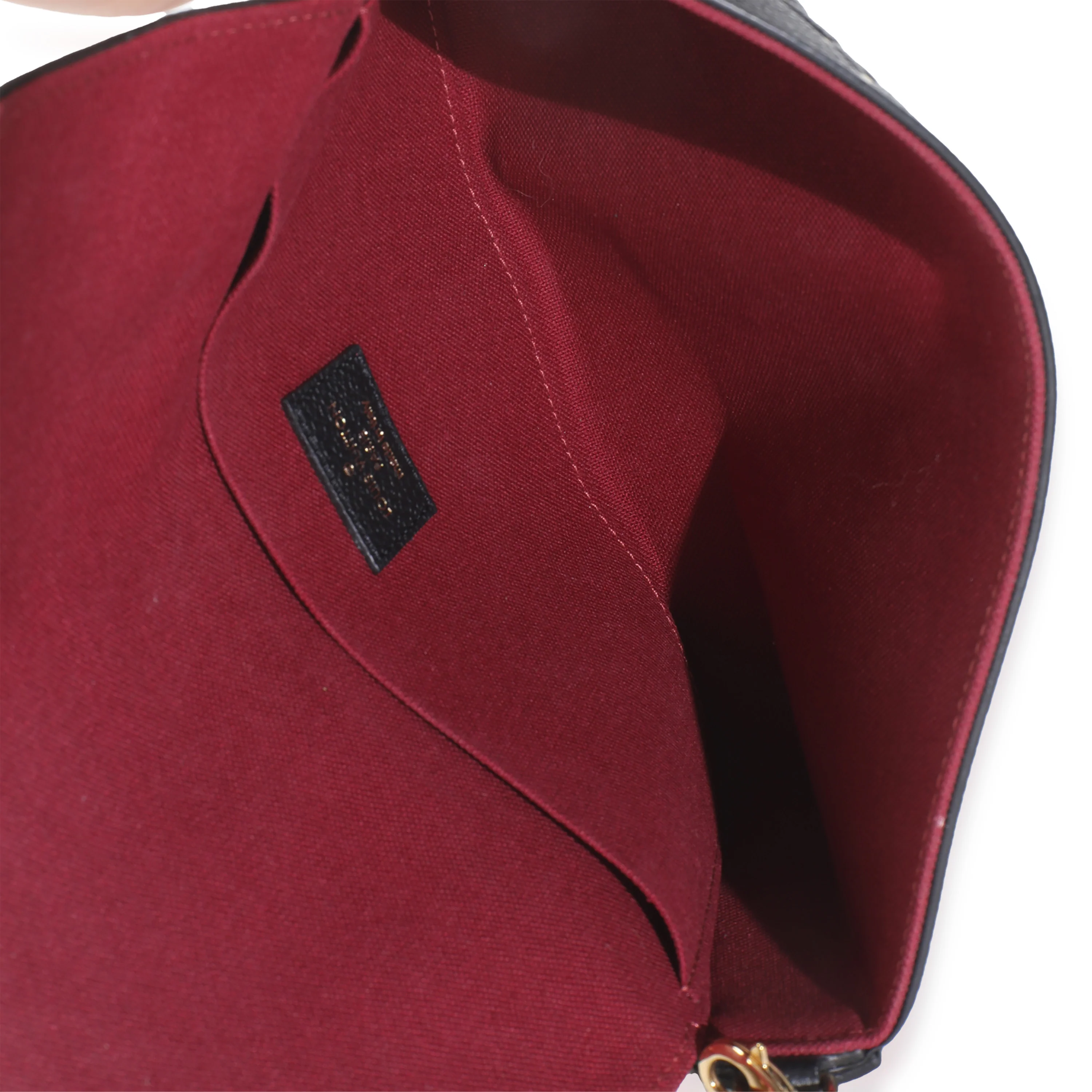 Black Beige Empreinte Monogram Giant Felicie Pochette - Image 9