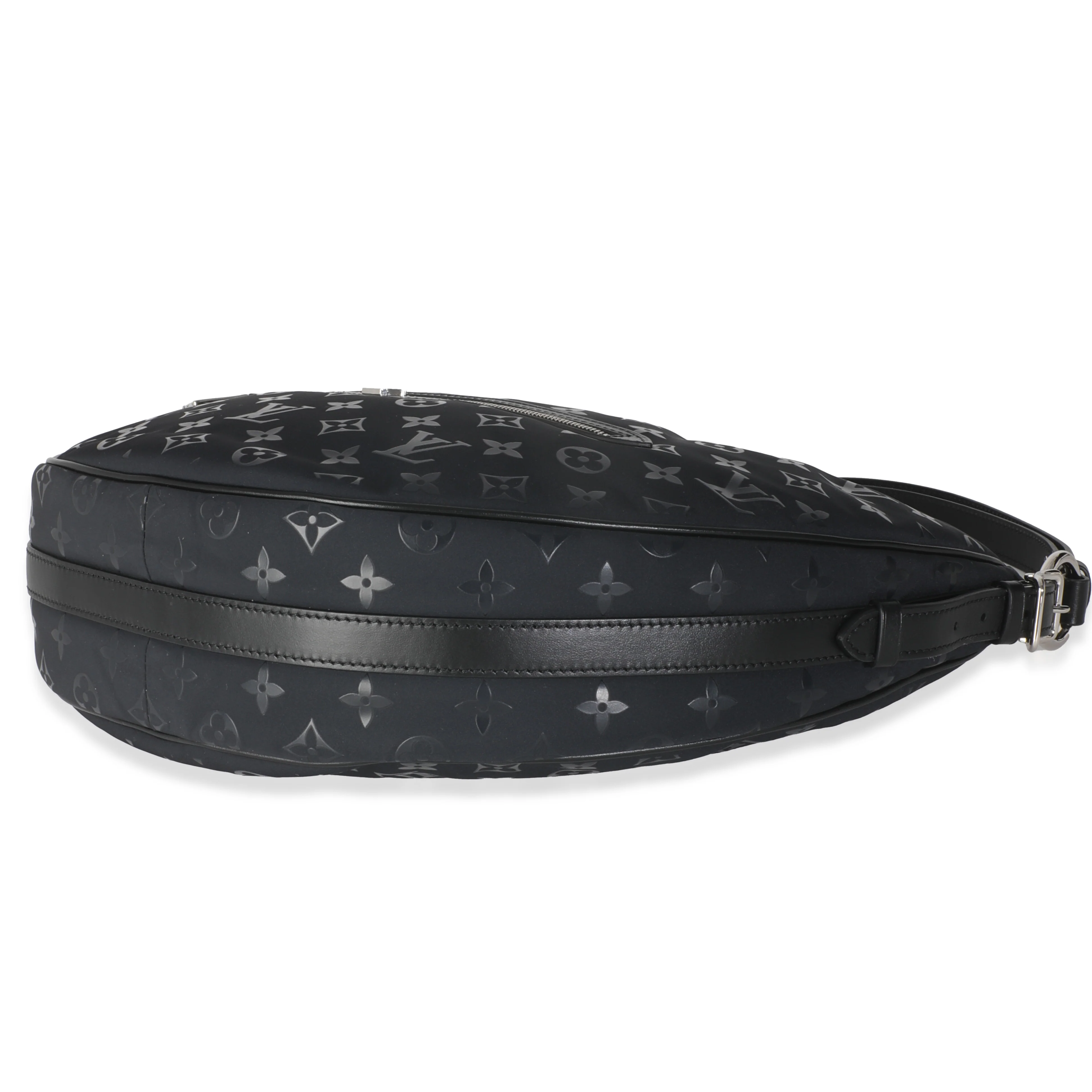Polar Night Nylon Monogram Loop Pocket Hobo - Image 7