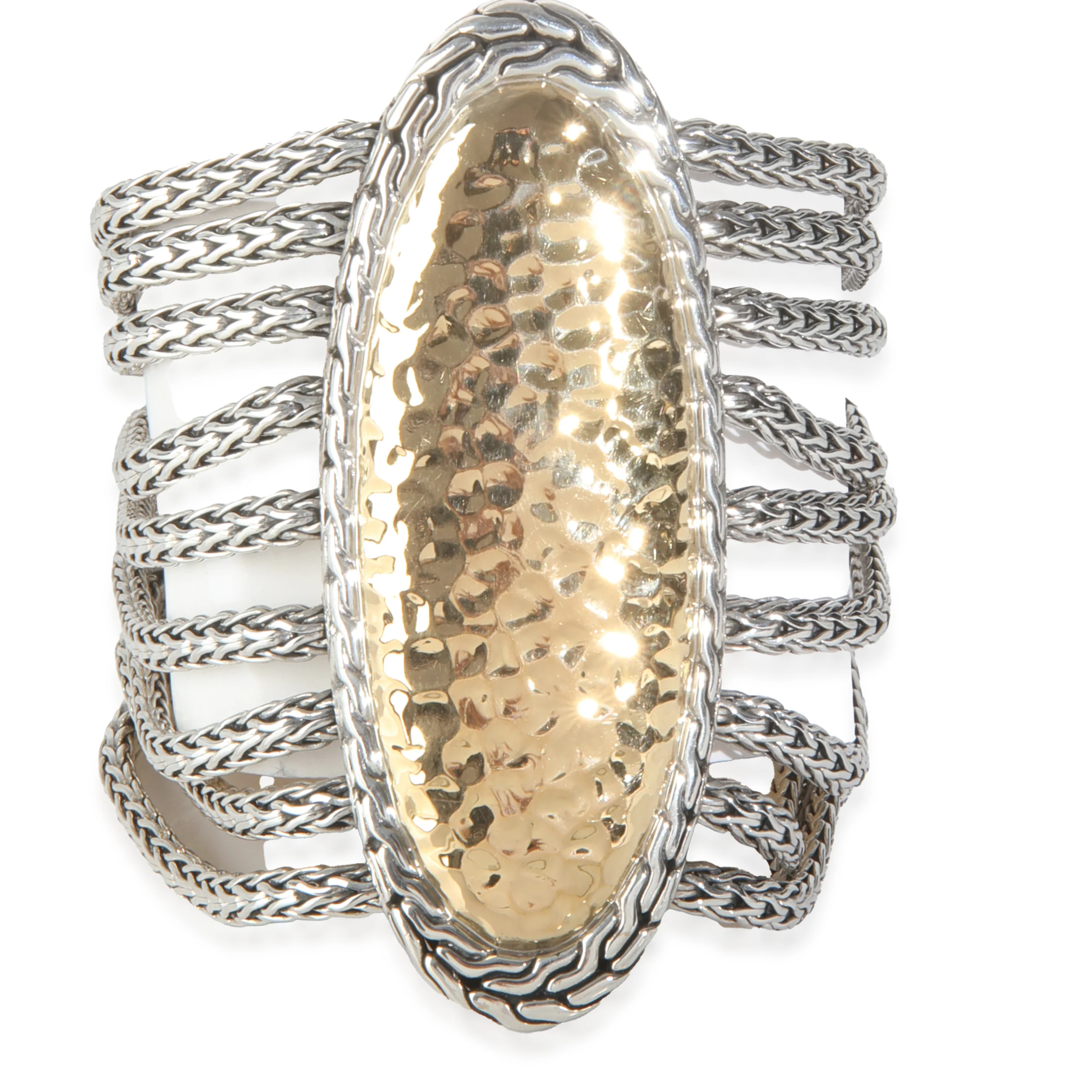 Yellow Gold & Sterling Silver Palu 9 Strand Bracelet