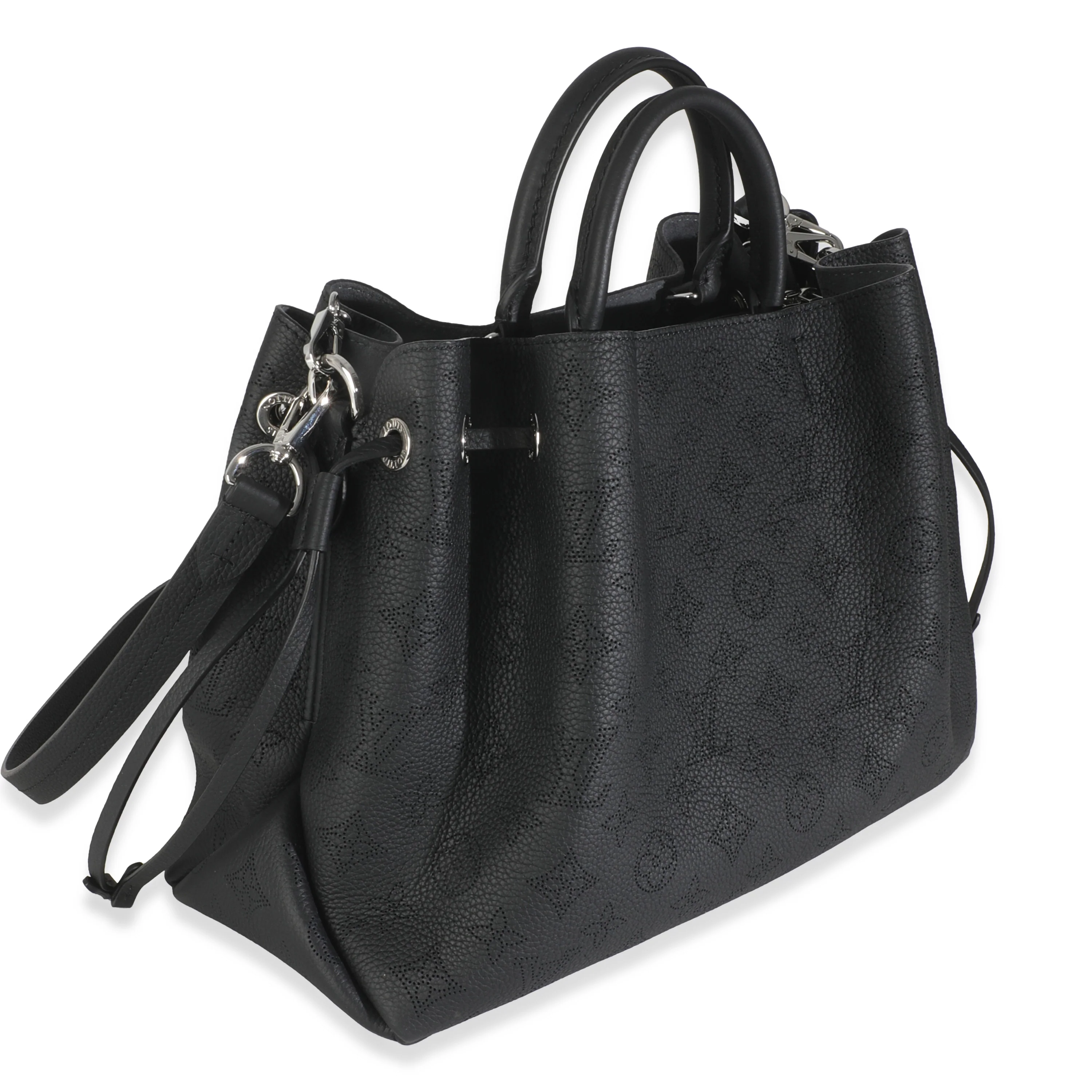 Black Monogram Mahina Bella Tote - Image 3
