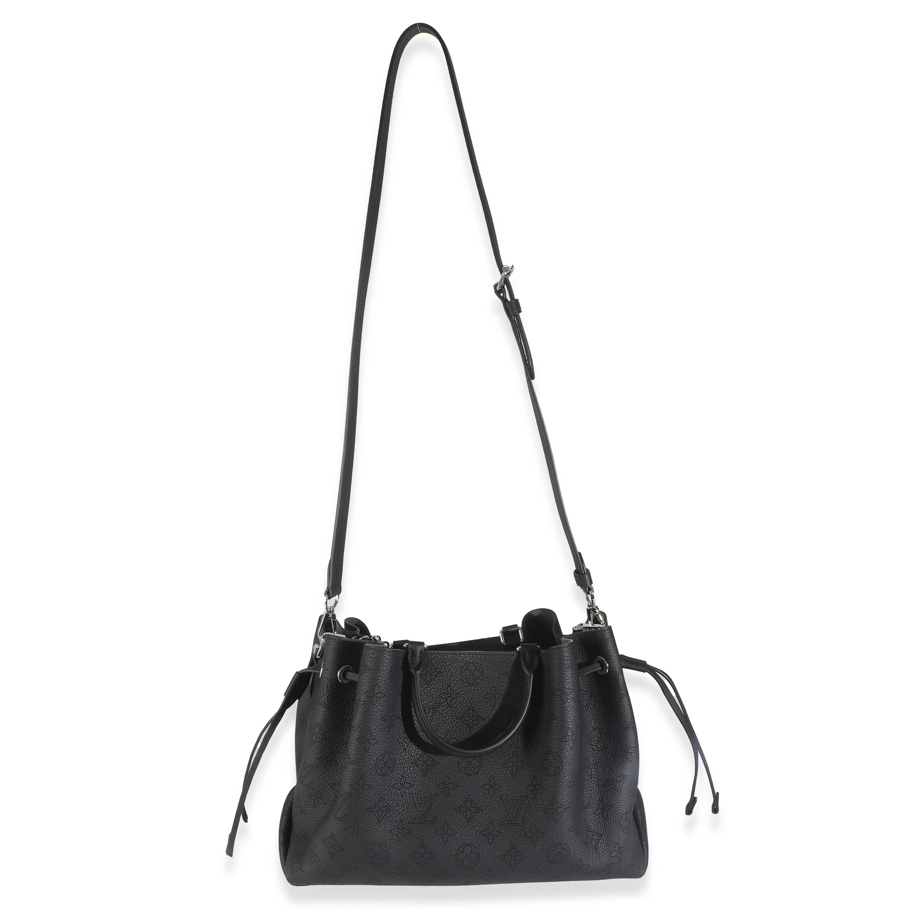 Black Monogram Mahina Bella Tote - Image 8